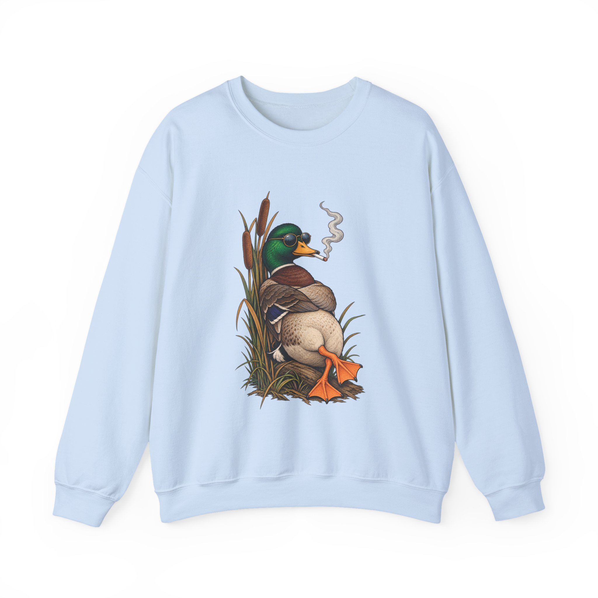 Smoking Mallard Crewneck Sweatshirt - Image 9