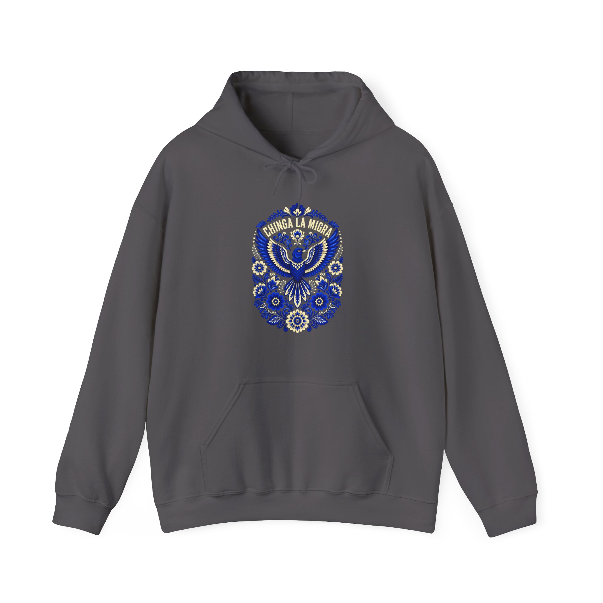 Chinga La Migra Folk Art Hoodie - Image 9