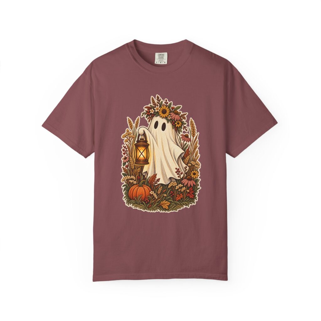 Lantern Ghost Flower Crown Tee