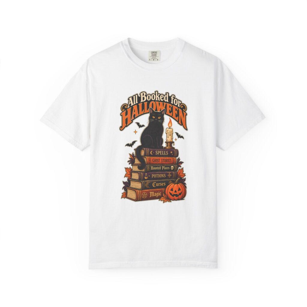 All Booked for Halloween Tee