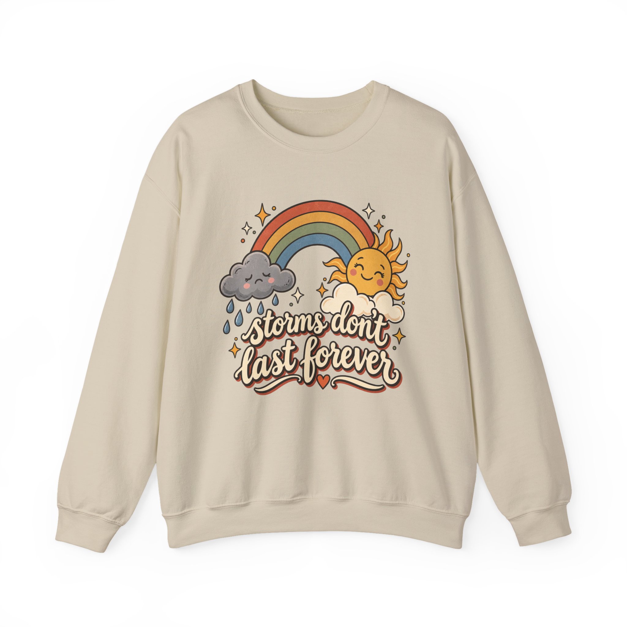Storms Don't Last Forever Crewneck Sweatshirt - Image 7