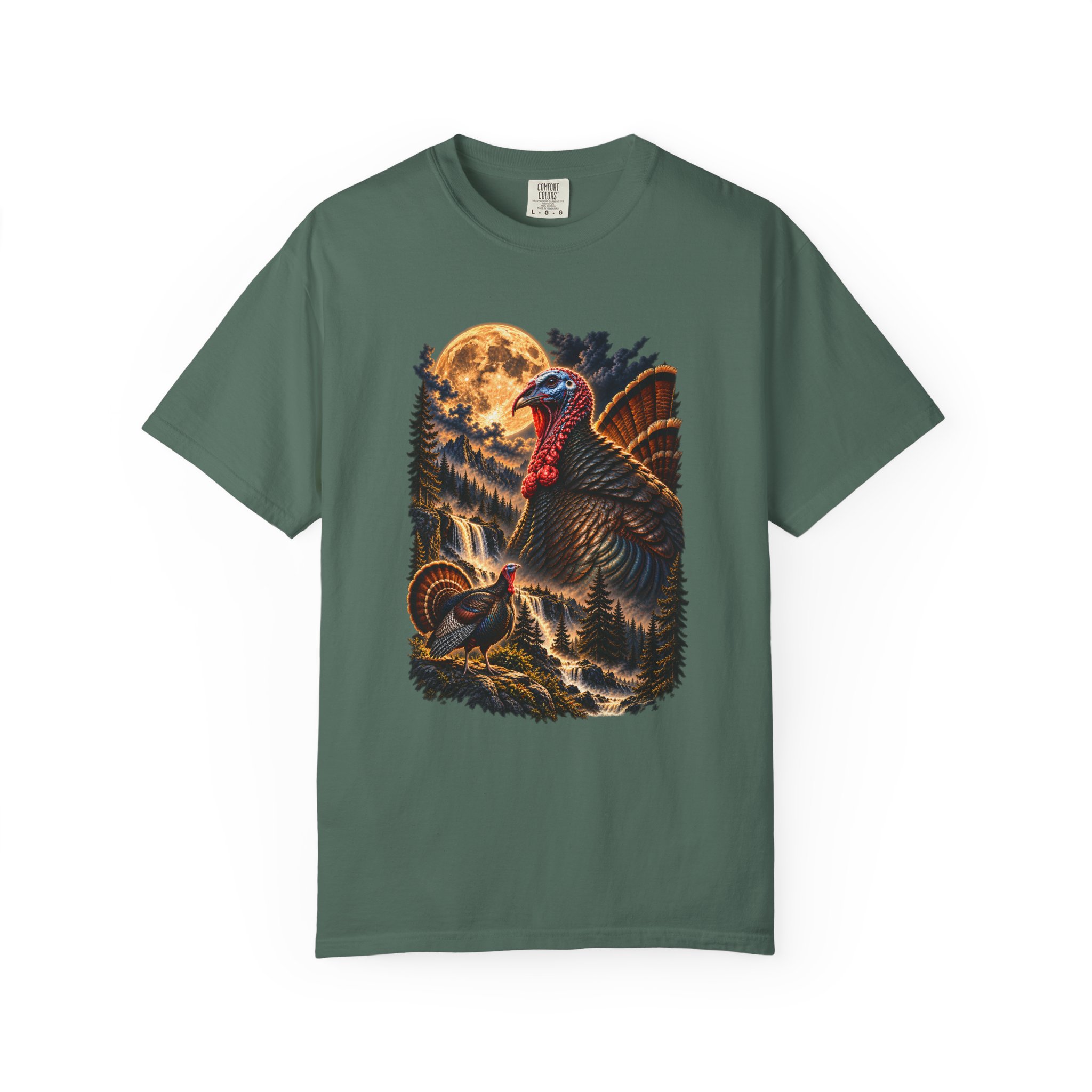 Turkey Howling at the Moon tee