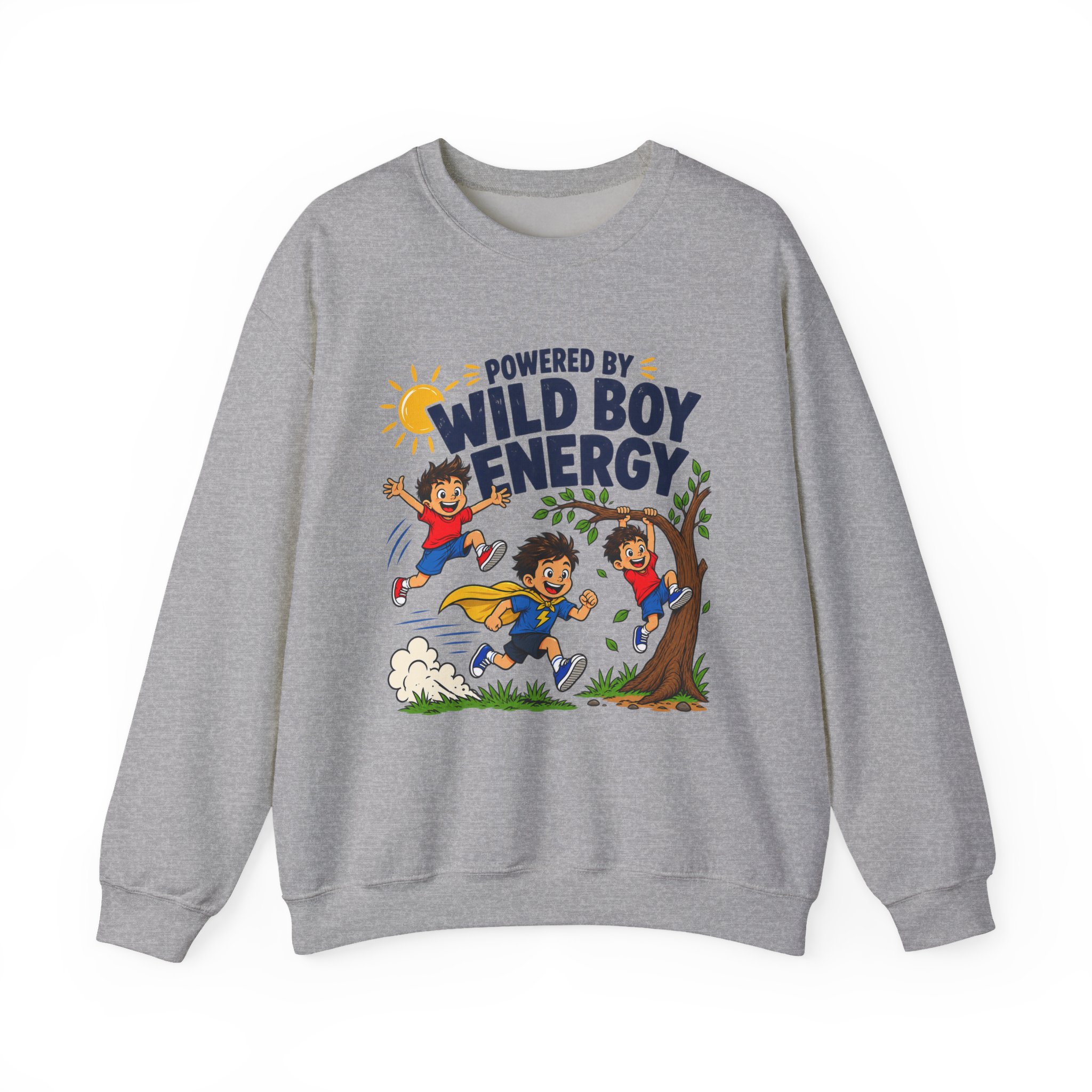 Powered by Wild Boy Energy Crewneck Sweatshirt - Image 8