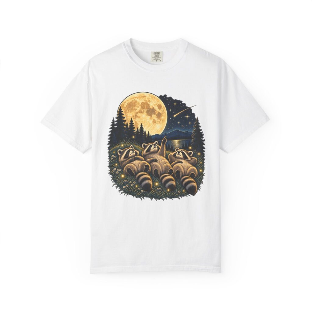 Raccoons Stargazing Tee