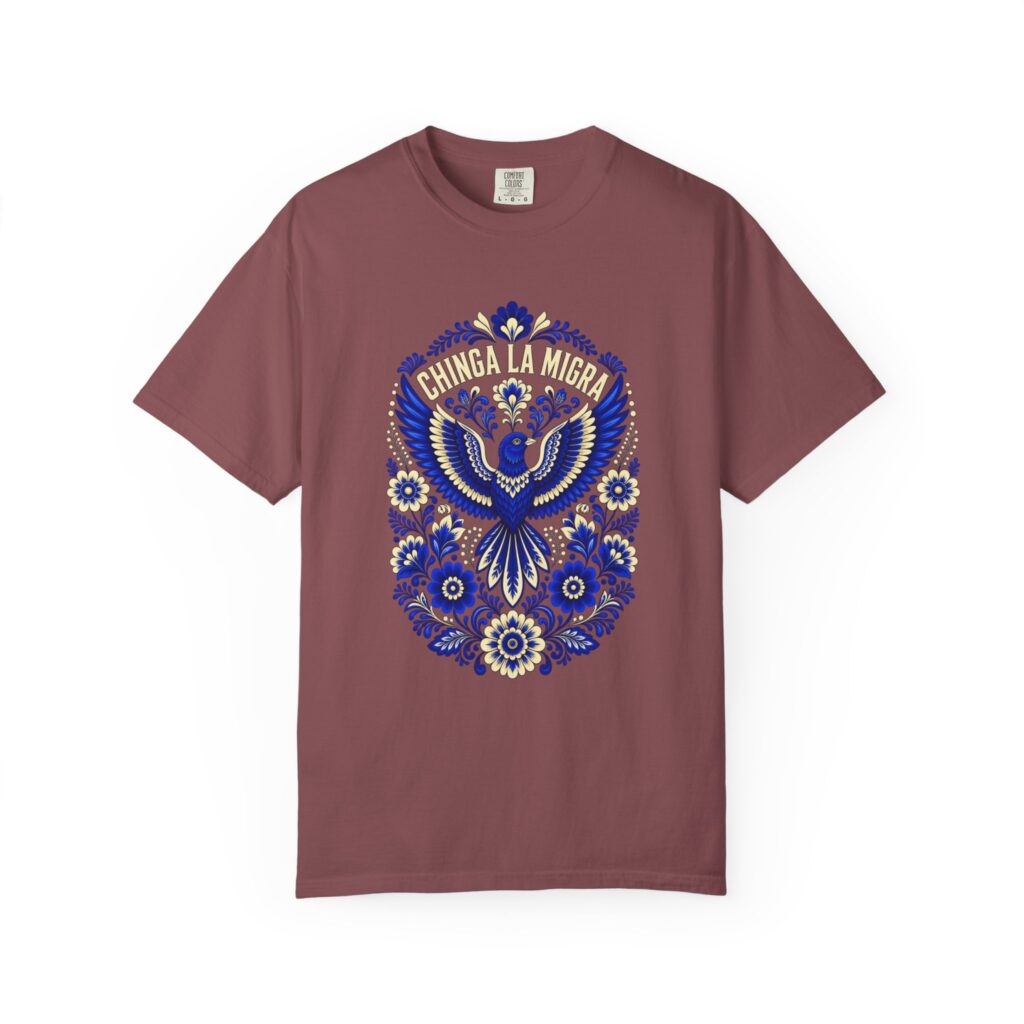 Chinga La Migra Folk Art Tee