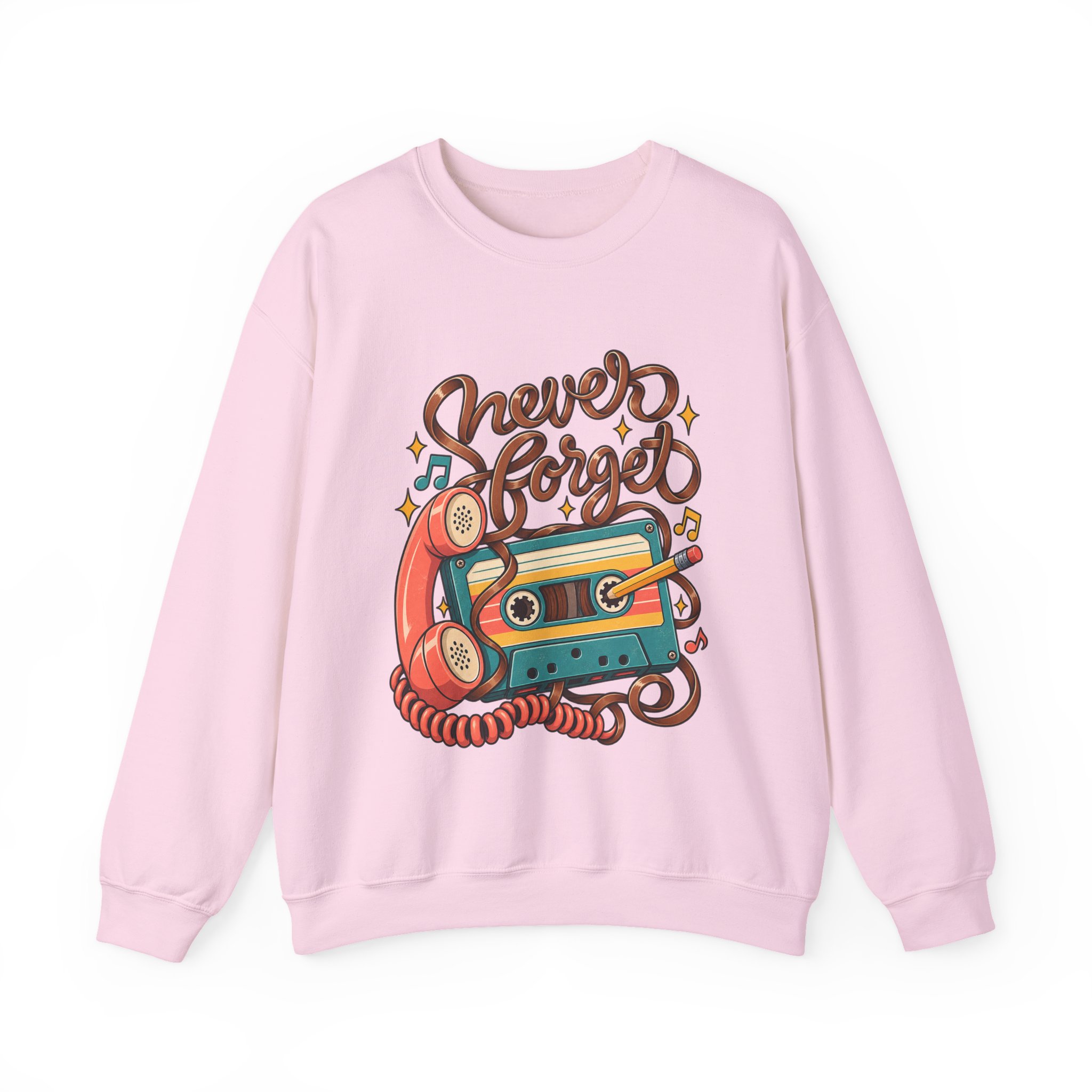 Never Forget Cassette Crewneck Sweatshirt - Image 10