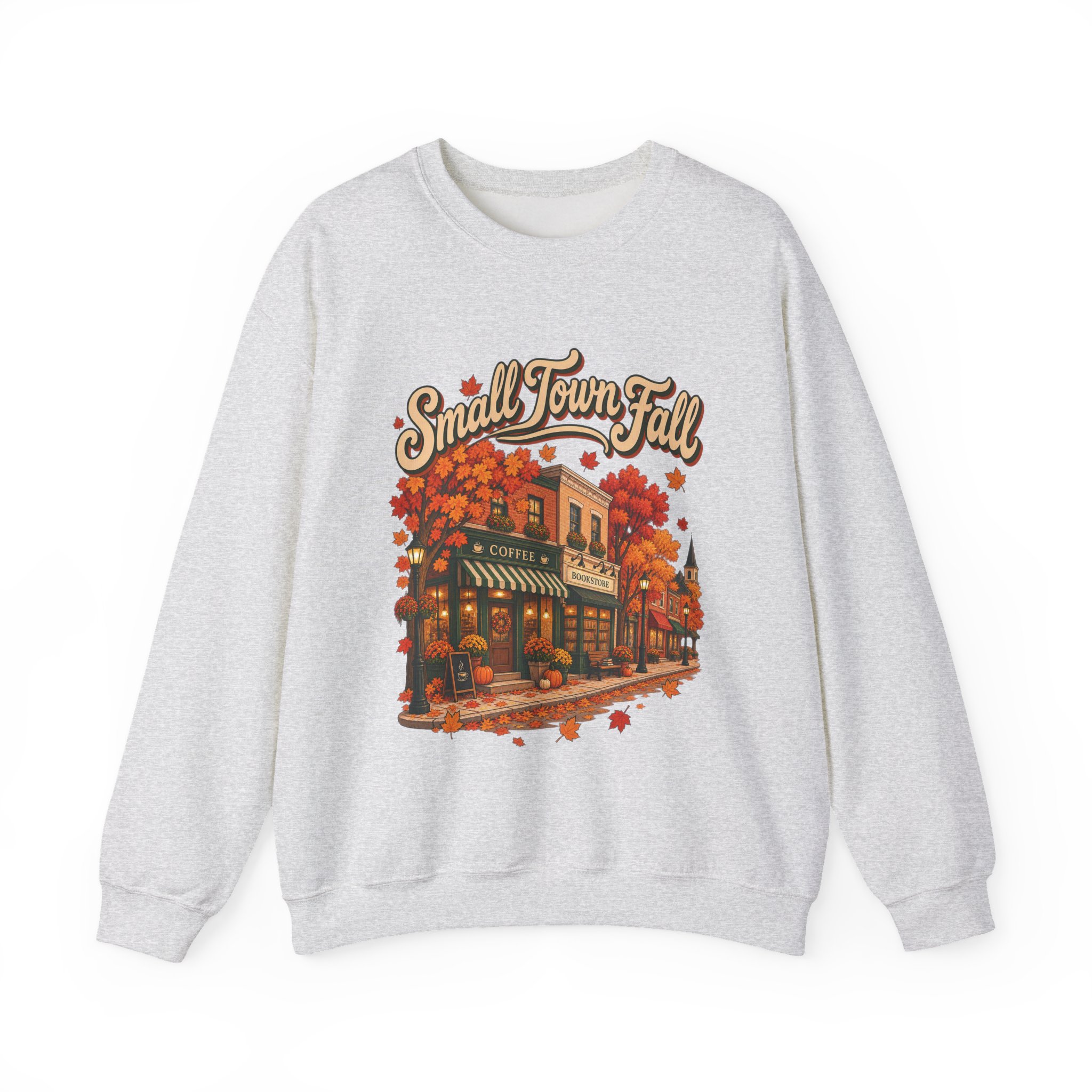 Small Town Fall Crewneck Sweatshirt - Image 6