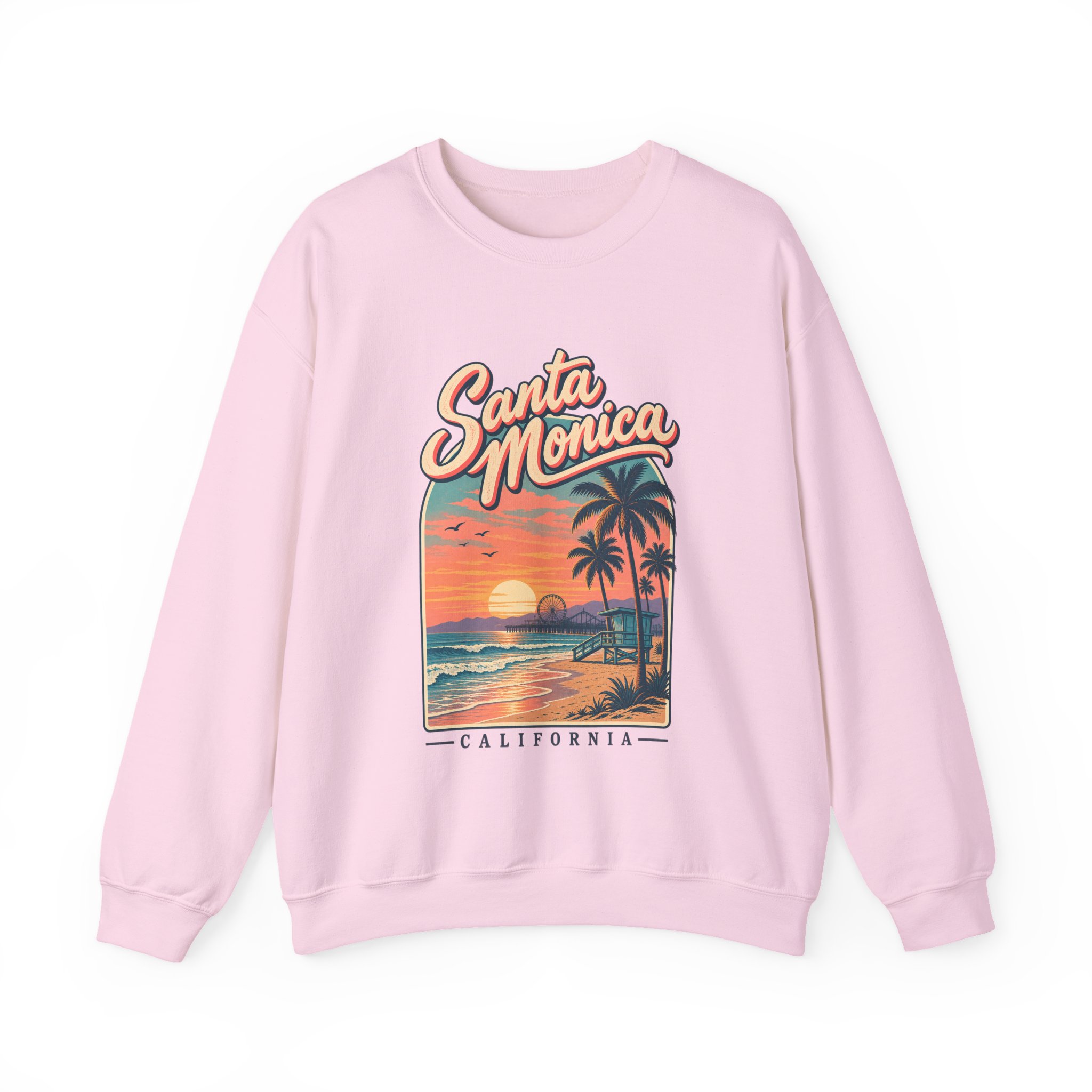 Santa Monica Sunset Crewneck Sweatshirt - Image 10