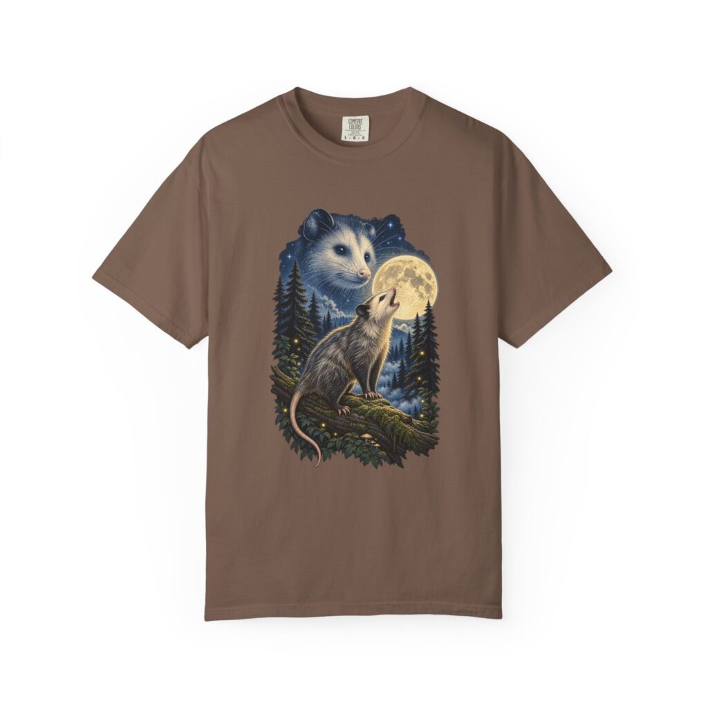 Possum Howling at the Moon Tee