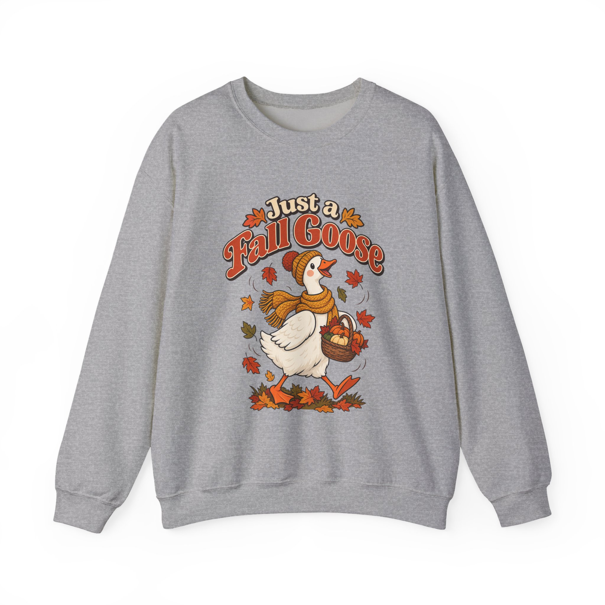 Just a Fall Goose Crewneck Sweatshirt - Image 8