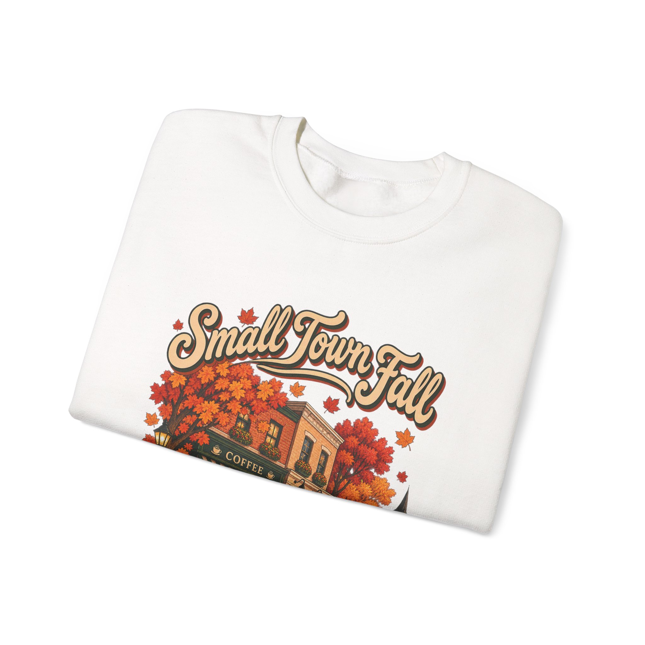 Small Town Fall Crewneck Sweatshirt - Image 5