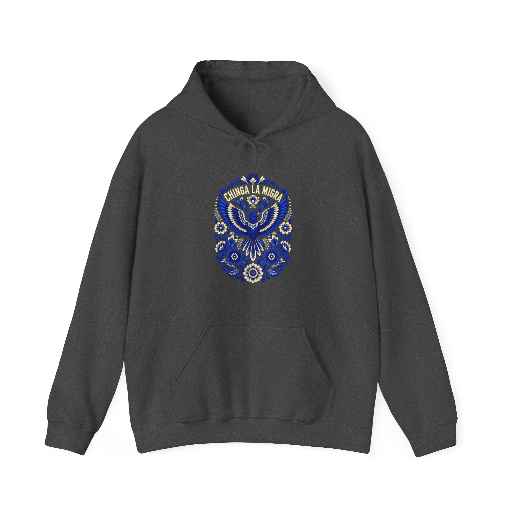 Chinga La Migra Folk Art Hoodie - Image 8