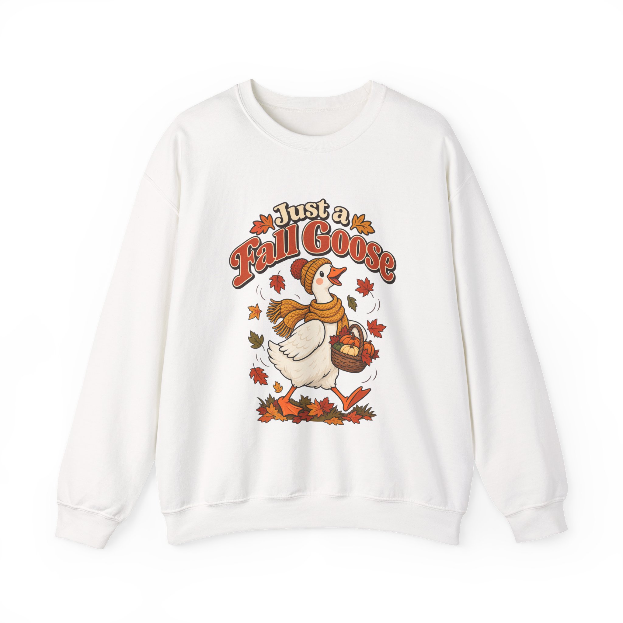 Just a Fall Goose Crewneck Sweatshirt