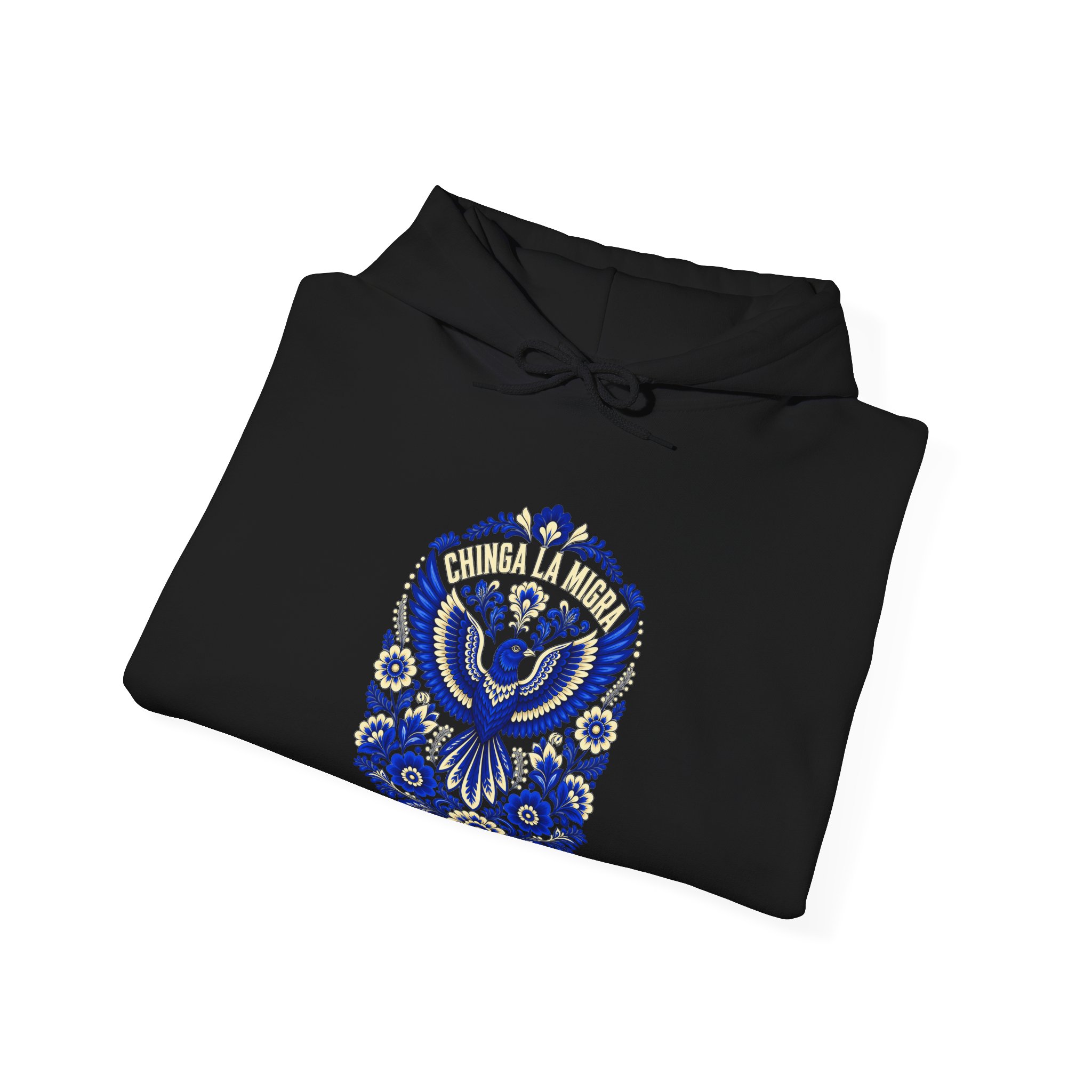 Chinga La Migra Folk Art Hoodie - Image 4