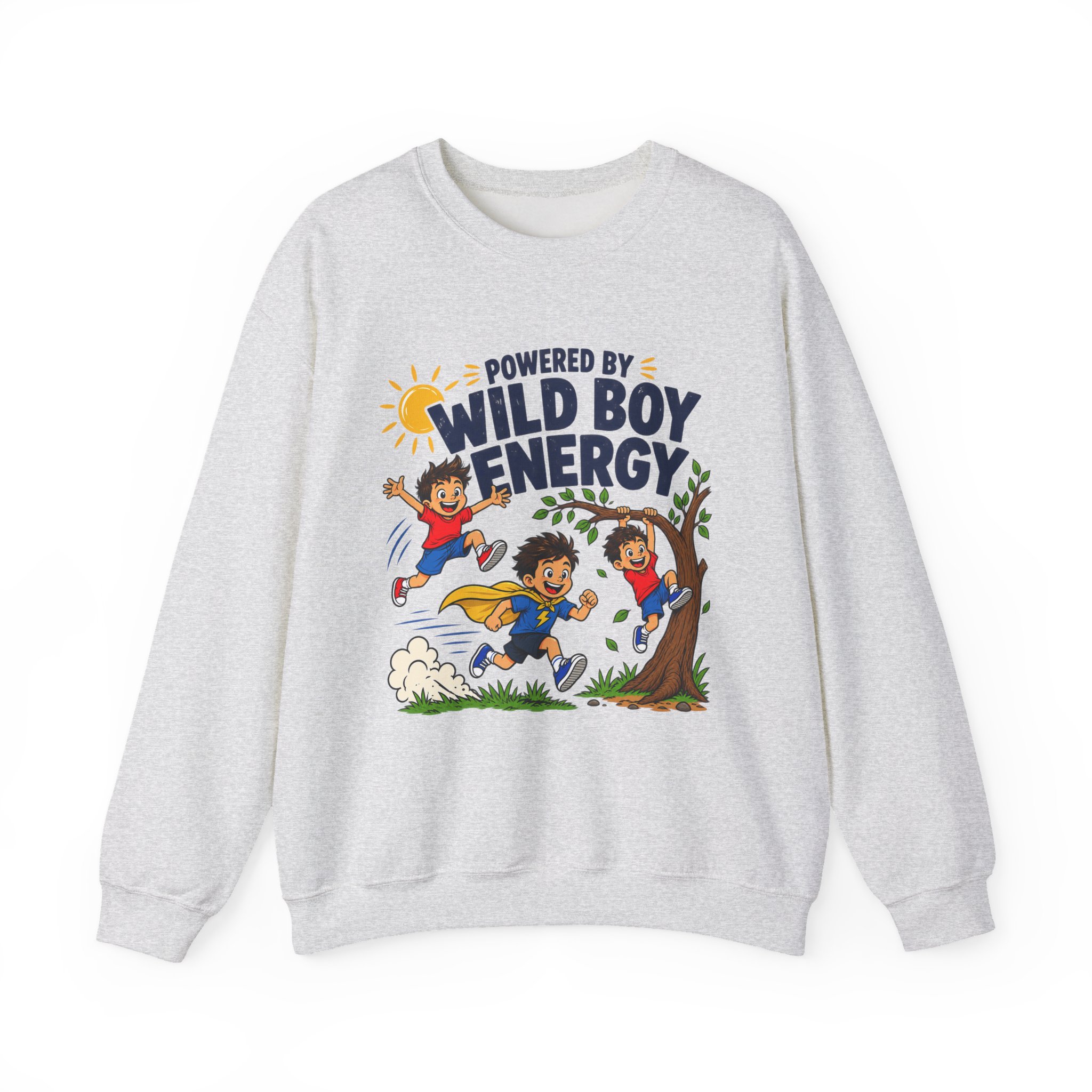 Powered by Wild Boy Energy Crewneck Sweatshirt - Image 6