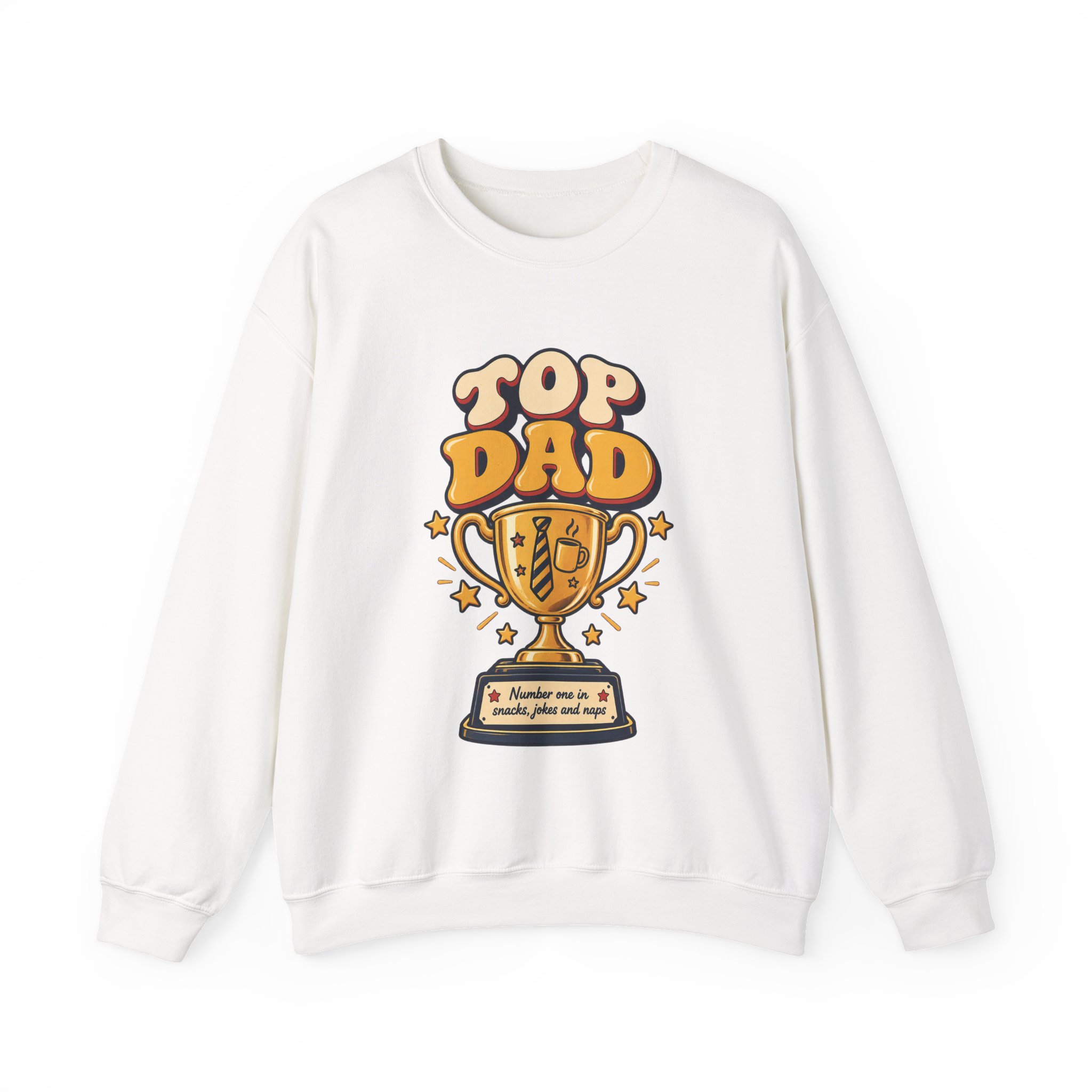 Top Dad Trophy Crewneck Sweatshirt