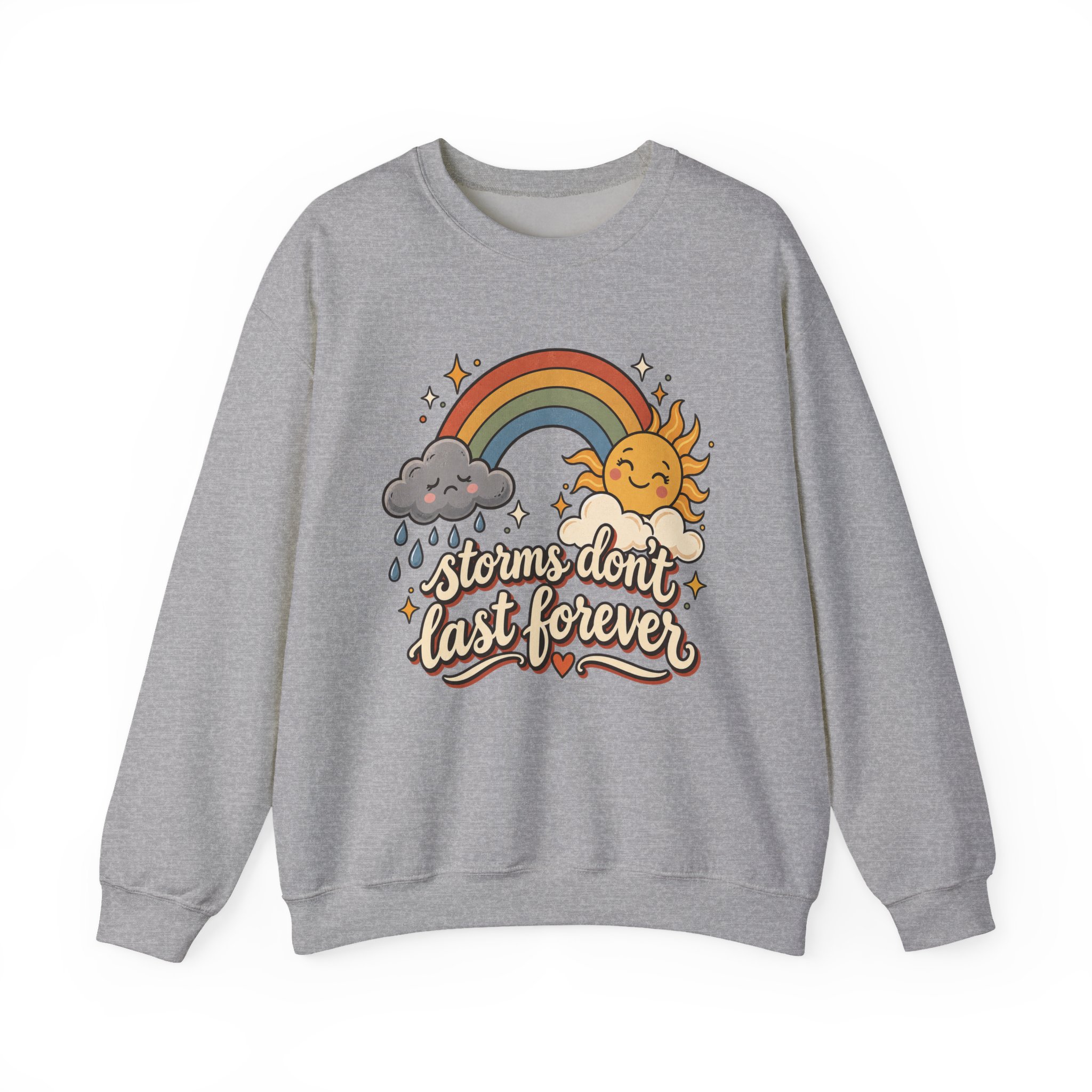 Storms Don't Last Forever Crewneck Sweatshirt - Image 8