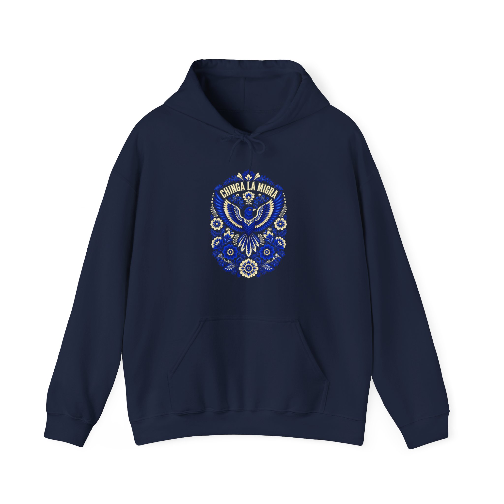 Chinga La Migra Folk Art Hoodie - Image 10