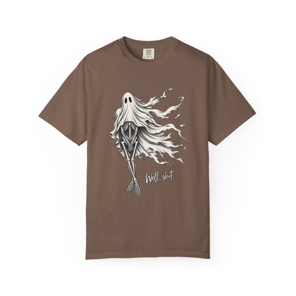 Well Shit Skeleton Ghost Tee