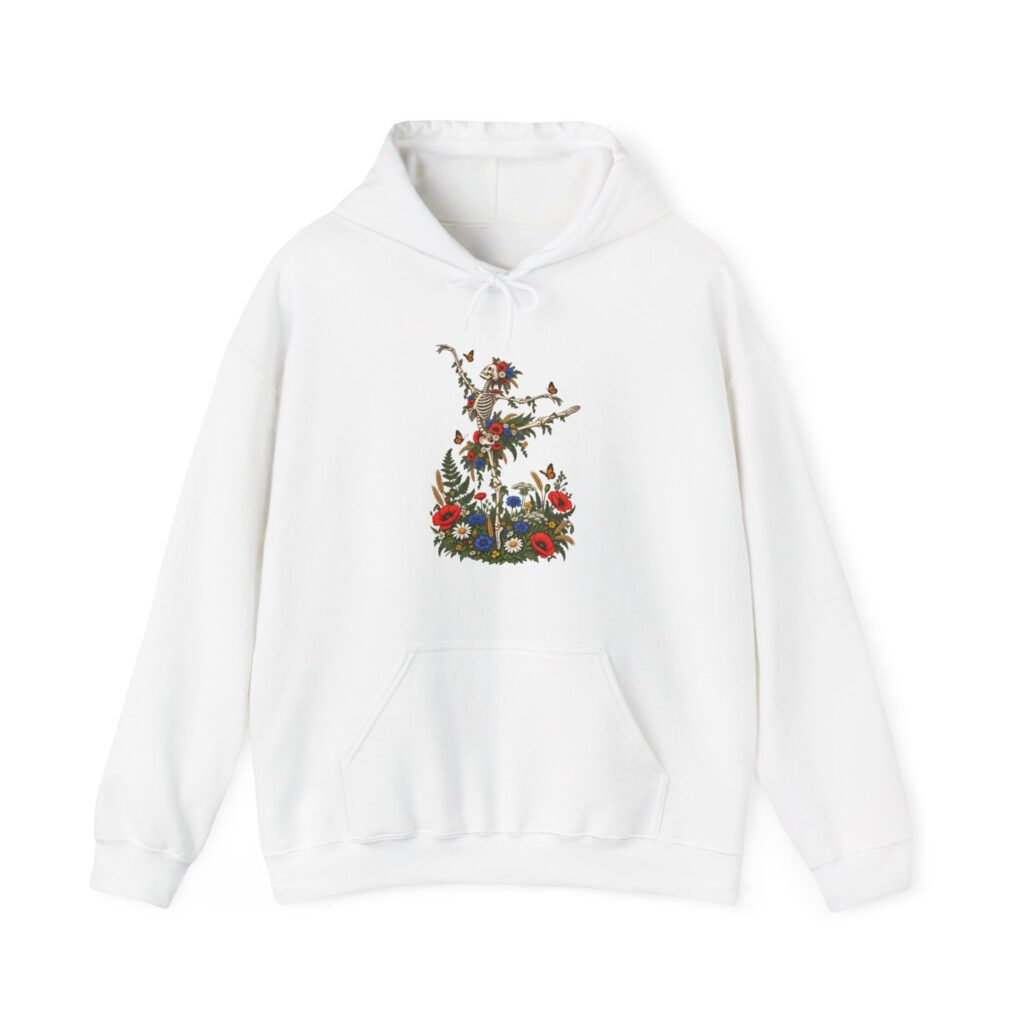 Skeleton Arabesque Wildflower Hoodie