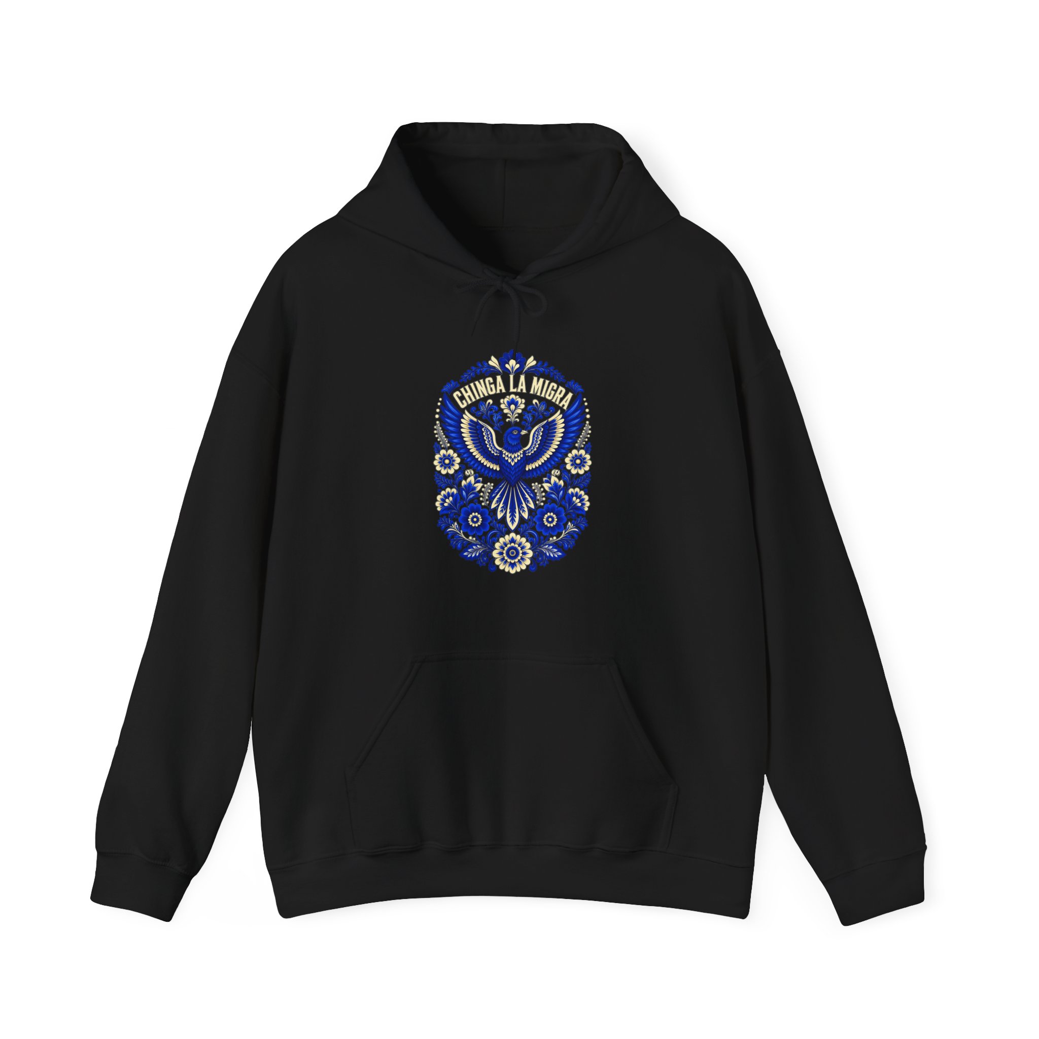 Chinga La Migra Folk Art Hoodie