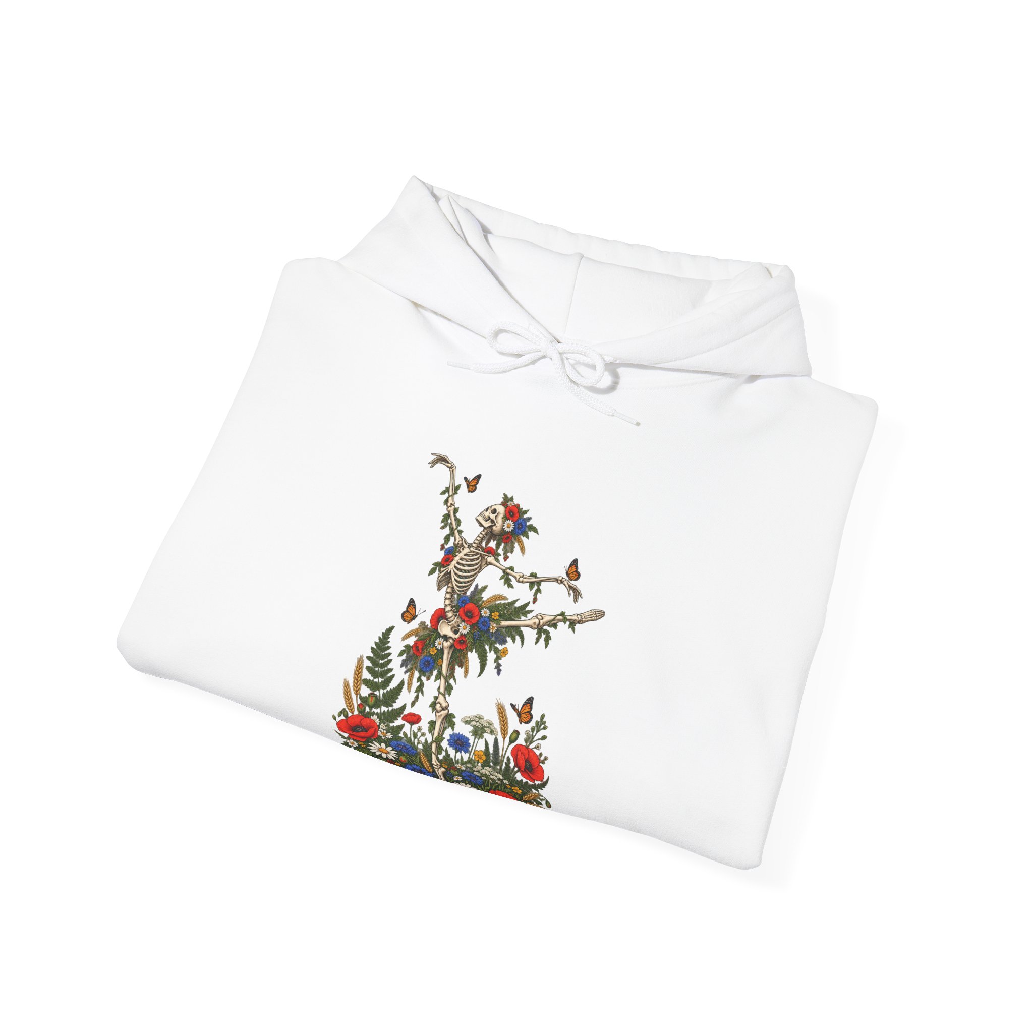 Skeleton Arabesque Wildflower Hoodie - Image 4