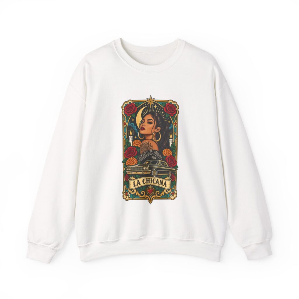 La Chicana Card Crewneck Sweatshirt