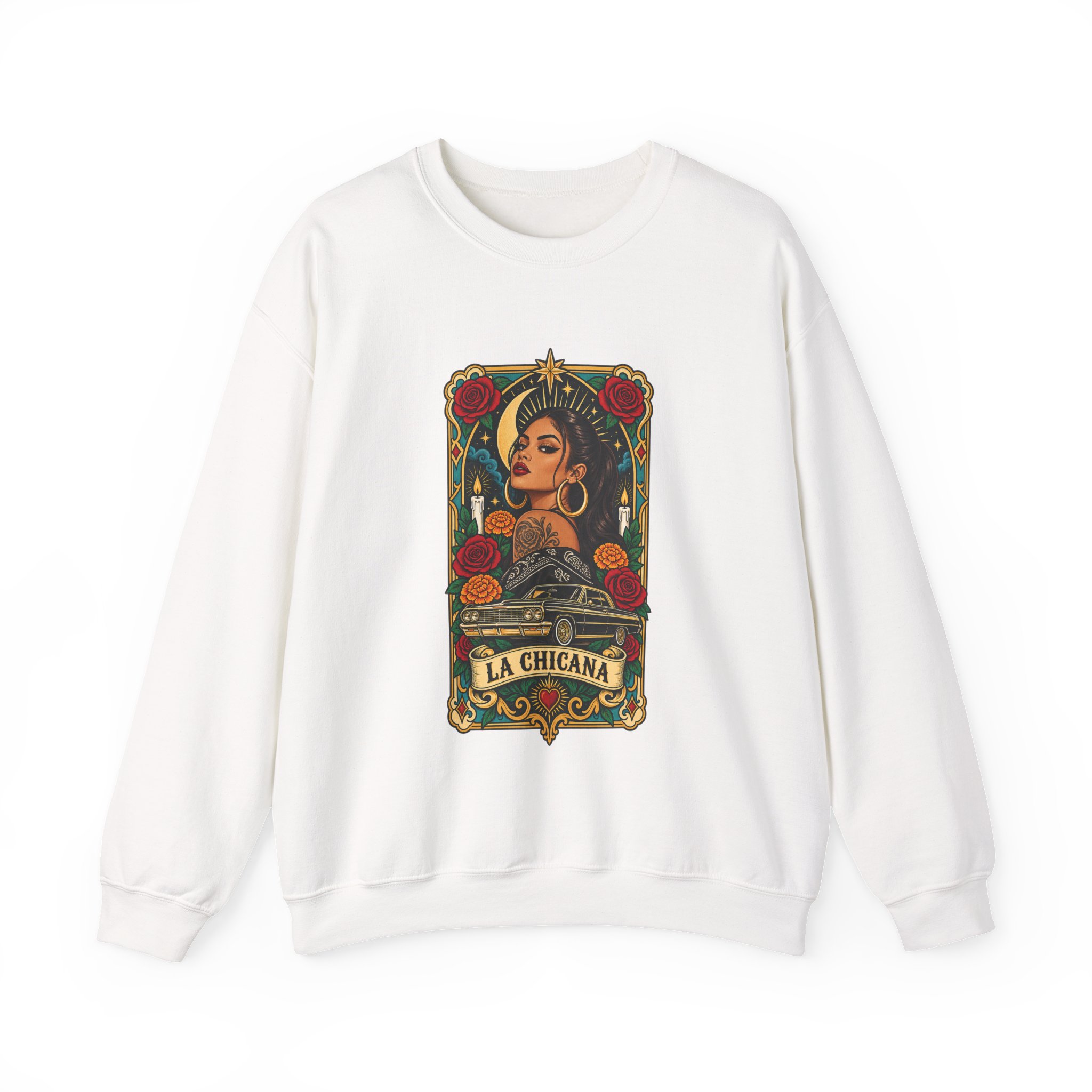 La Chicana Card Crewneck Sweatshirt