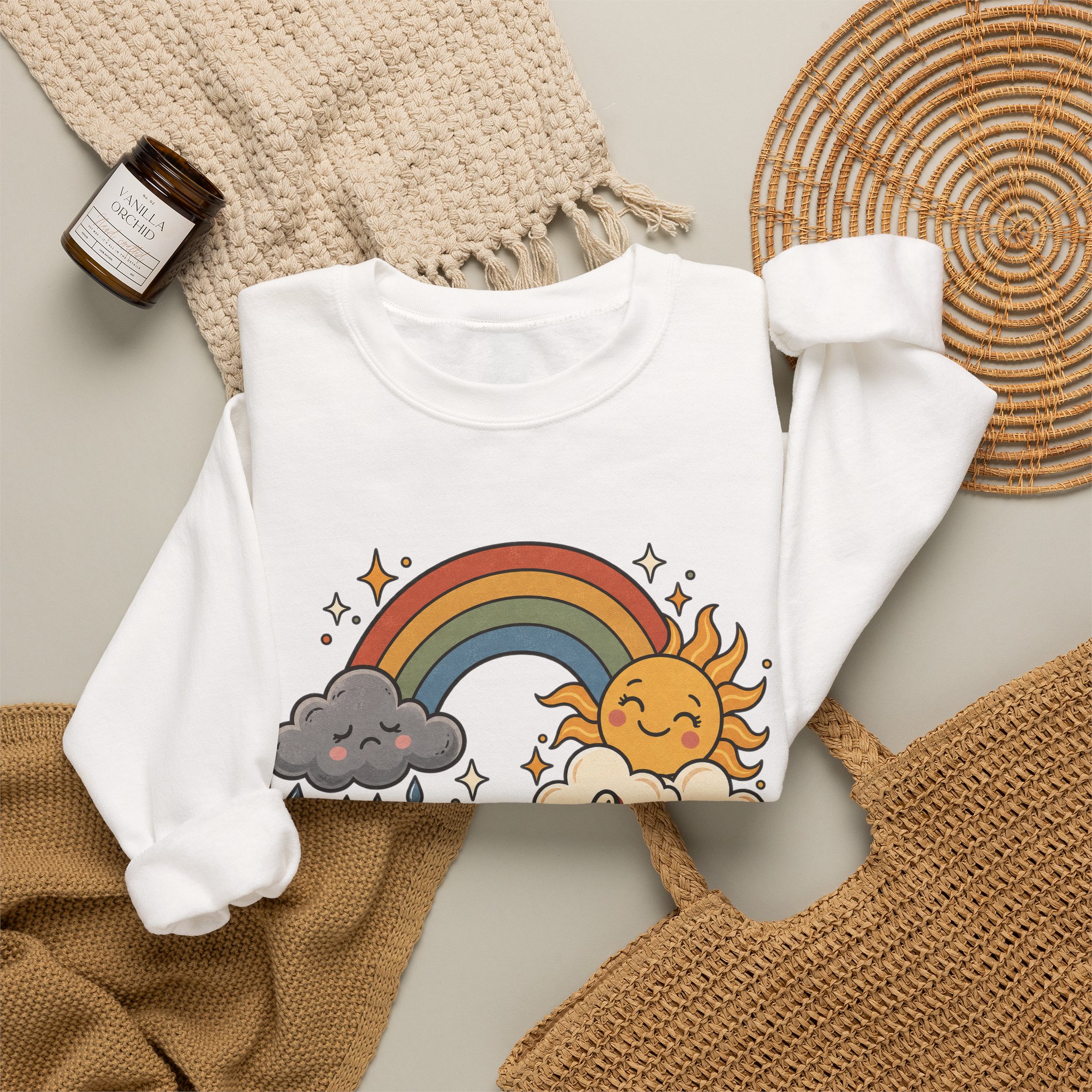 Storms Don't Last Forever Crewneck Sweatshirt - Image 4