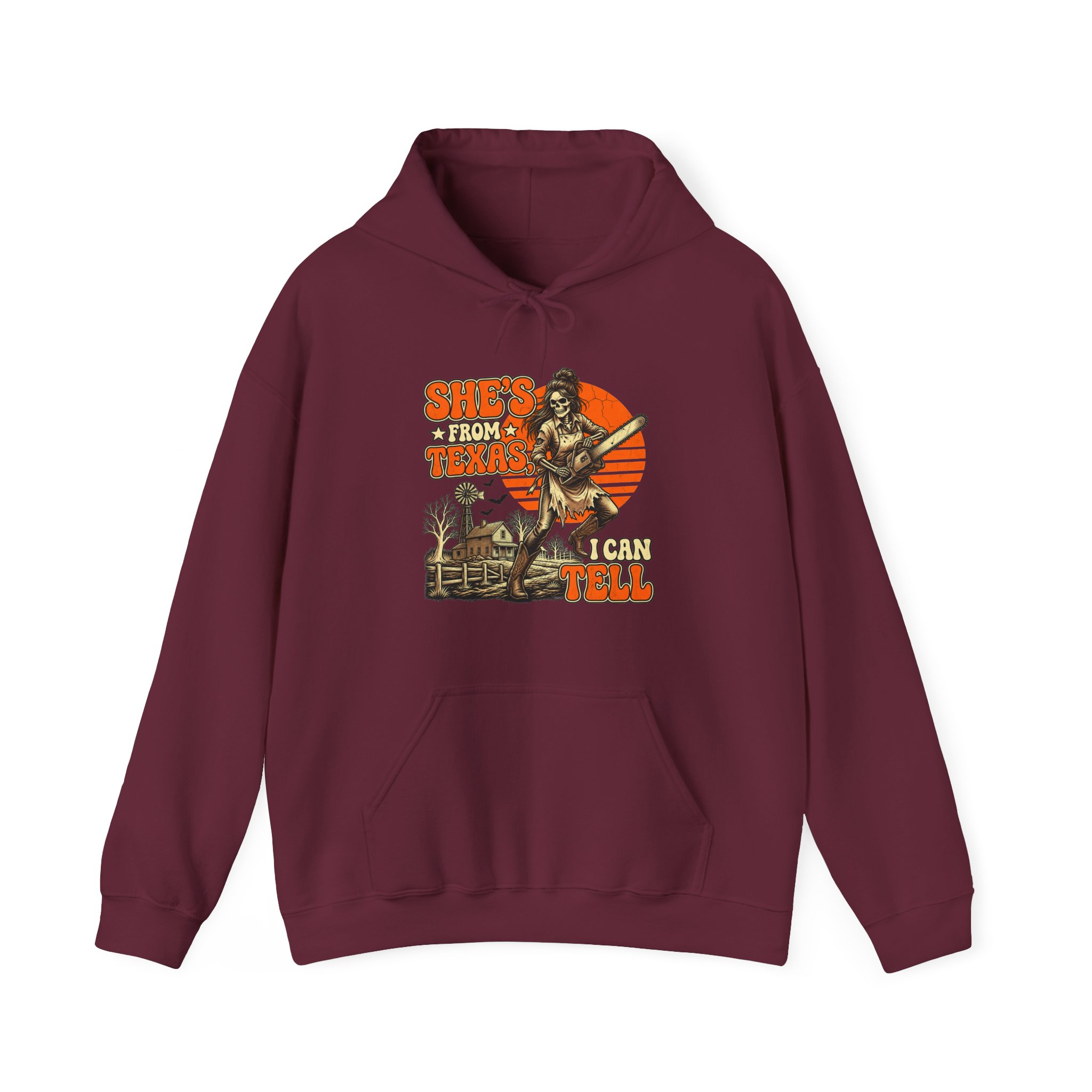 She's From Texas Skeleton Hoodie - Image 6