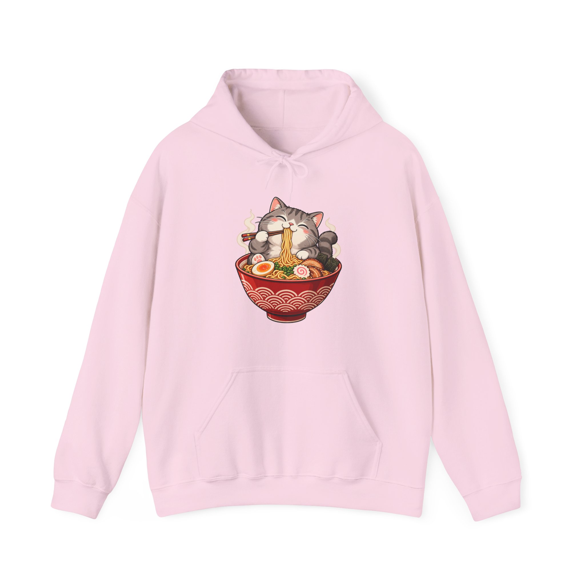 Cat Eating Ramen Hoodie - Image 10