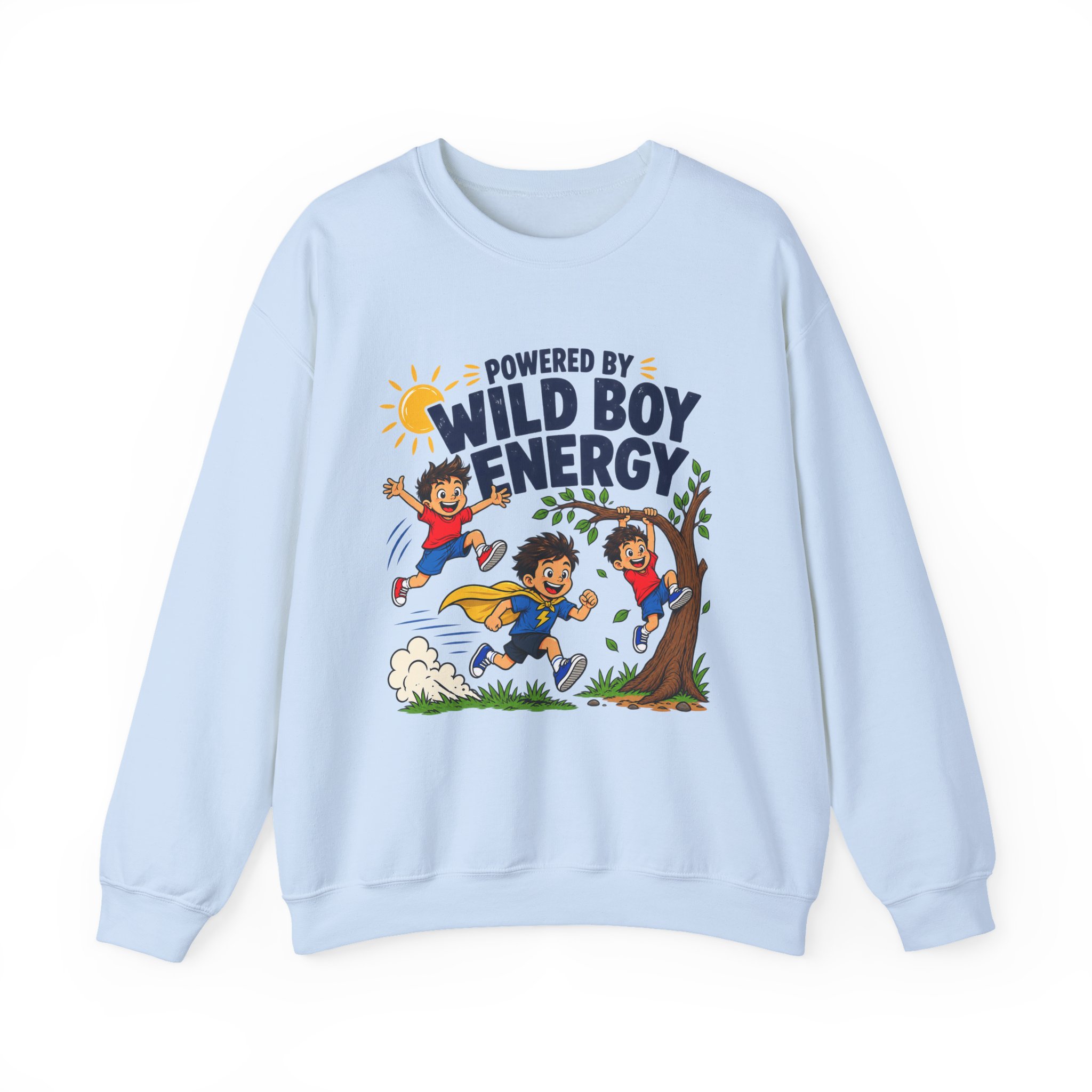Powered by Wild Boy Energy Crewneck Sweatshirt - Image 9