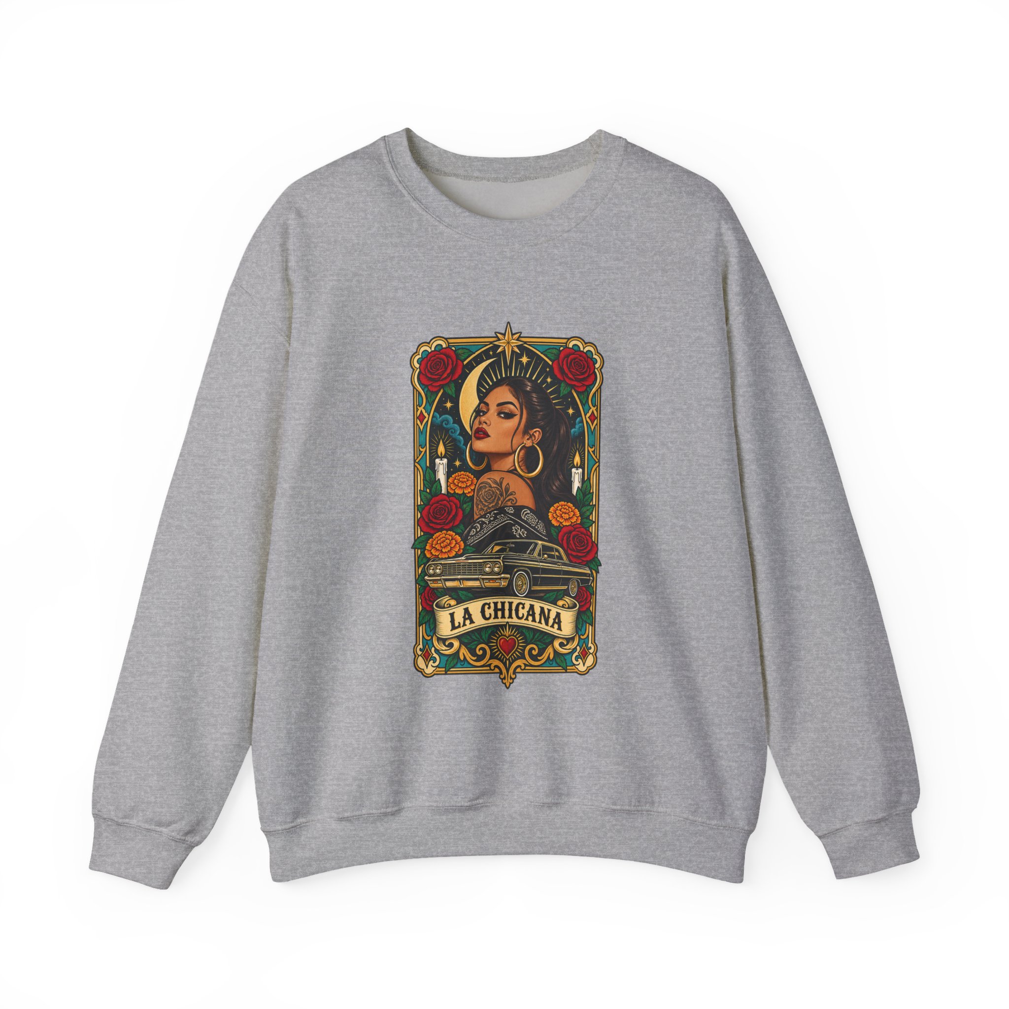 La Chicana Card Crewneck Sweatshirt - Image 8