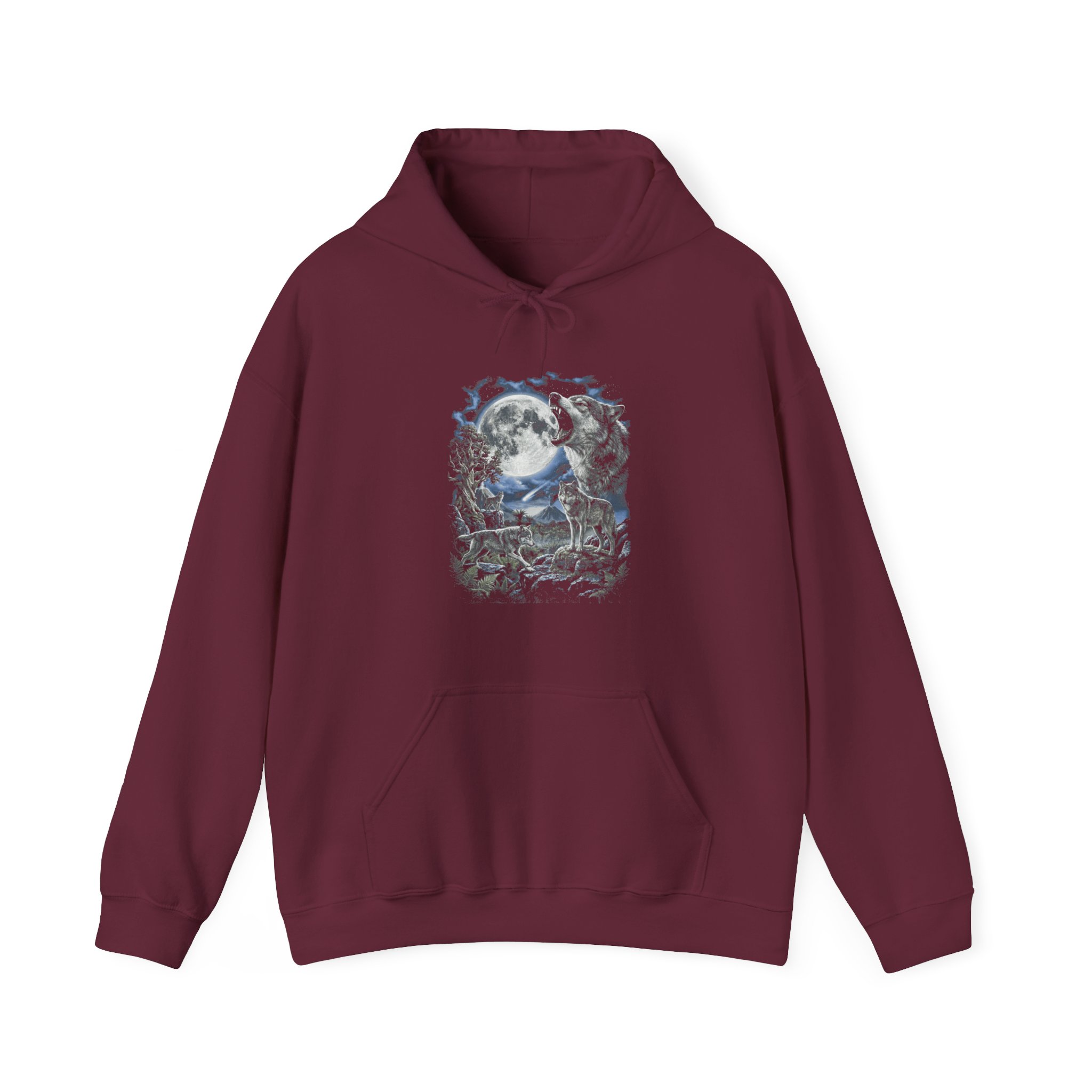 Howling Wolf Moon Hoodie - Image 6