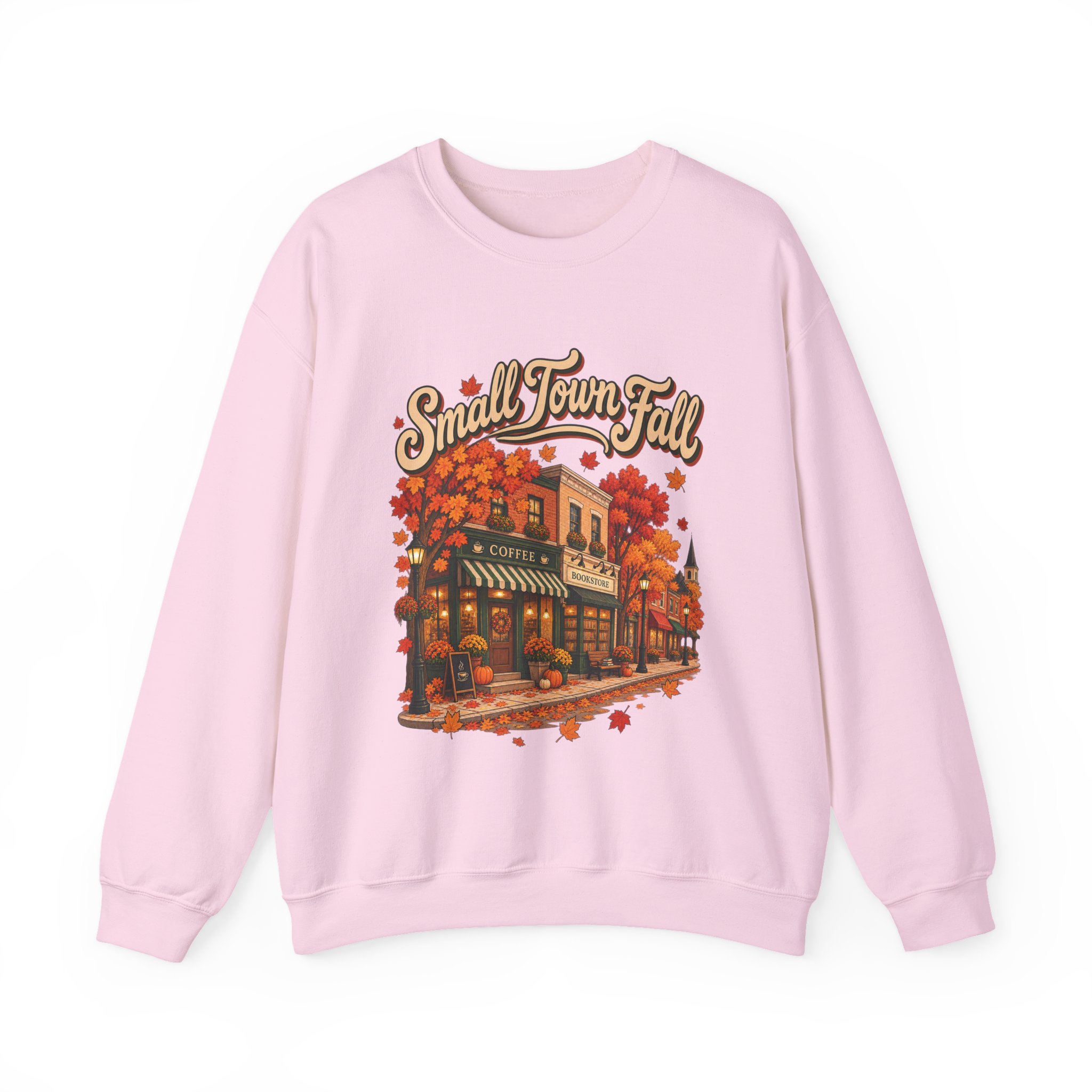Small Town Fall Crewneck Sweatshirt - Image 10