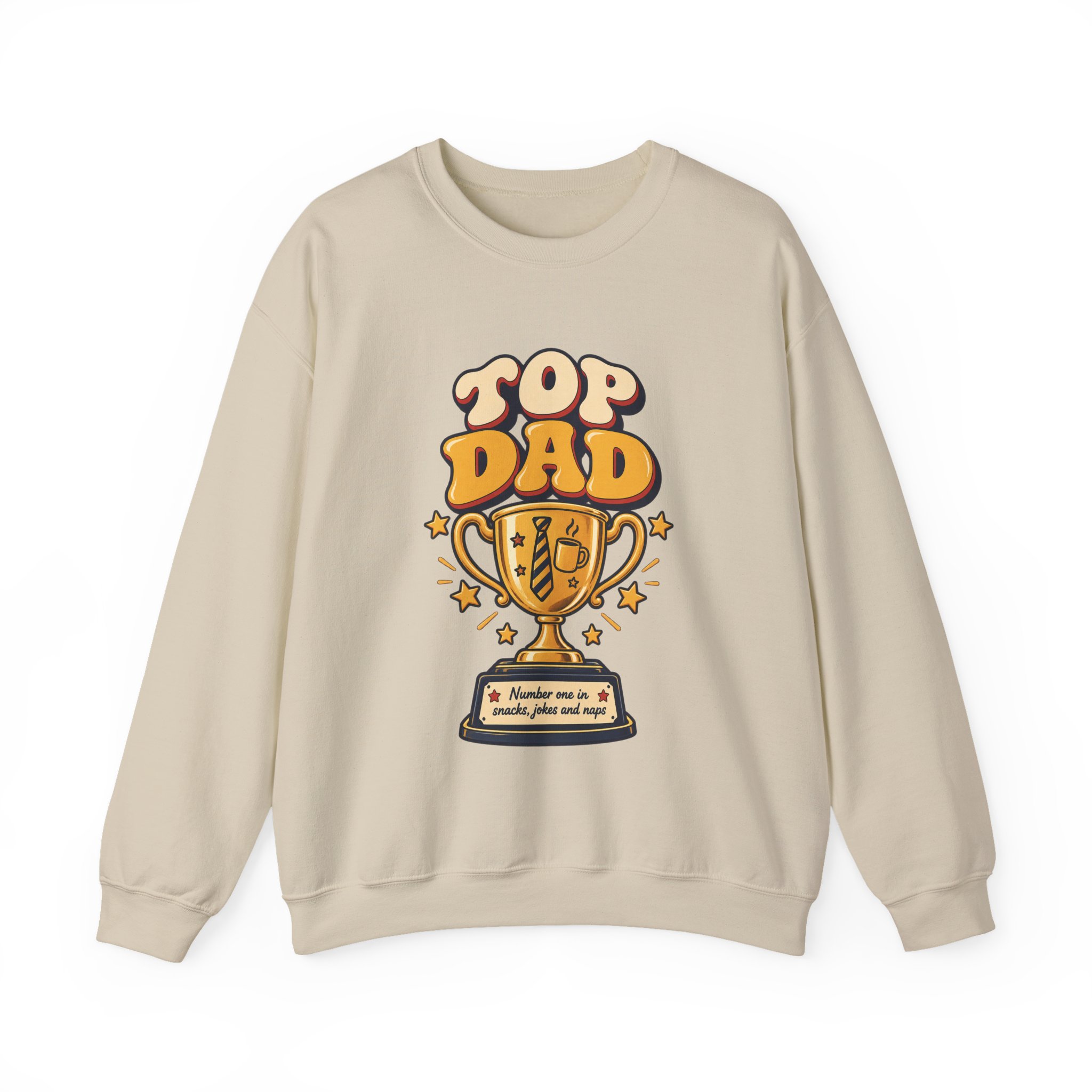 Top Dad Trophy Crewneck Sweatshirt - Image 7