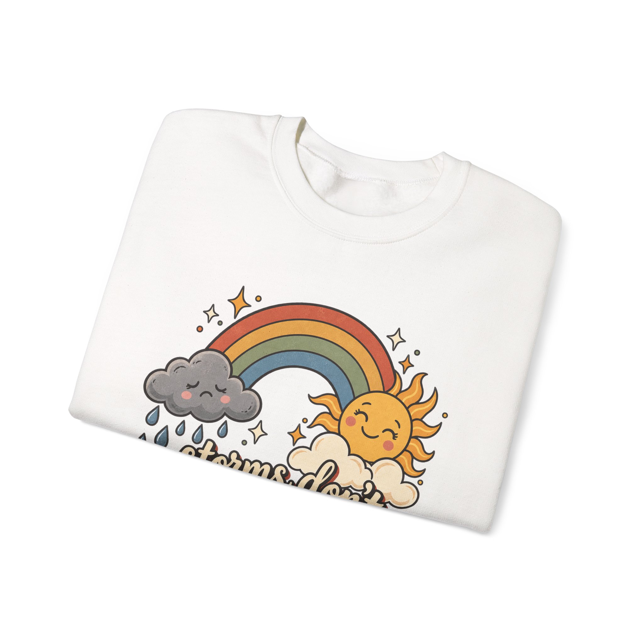 Storms Don't Last Forever Crewneck Sweatshirt - Image 5