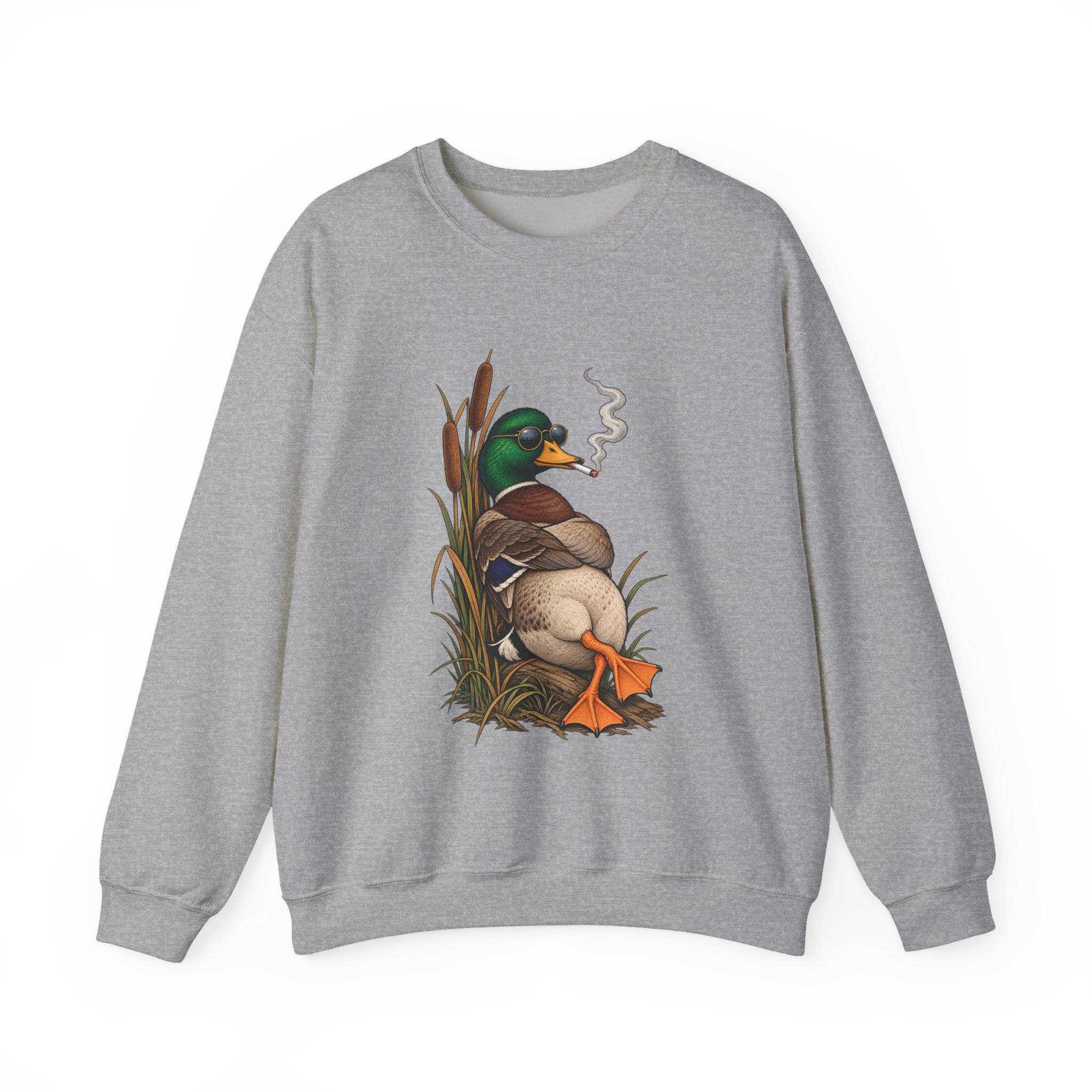 Smoking Mallard Crewneck Sweatshirt - Image 8