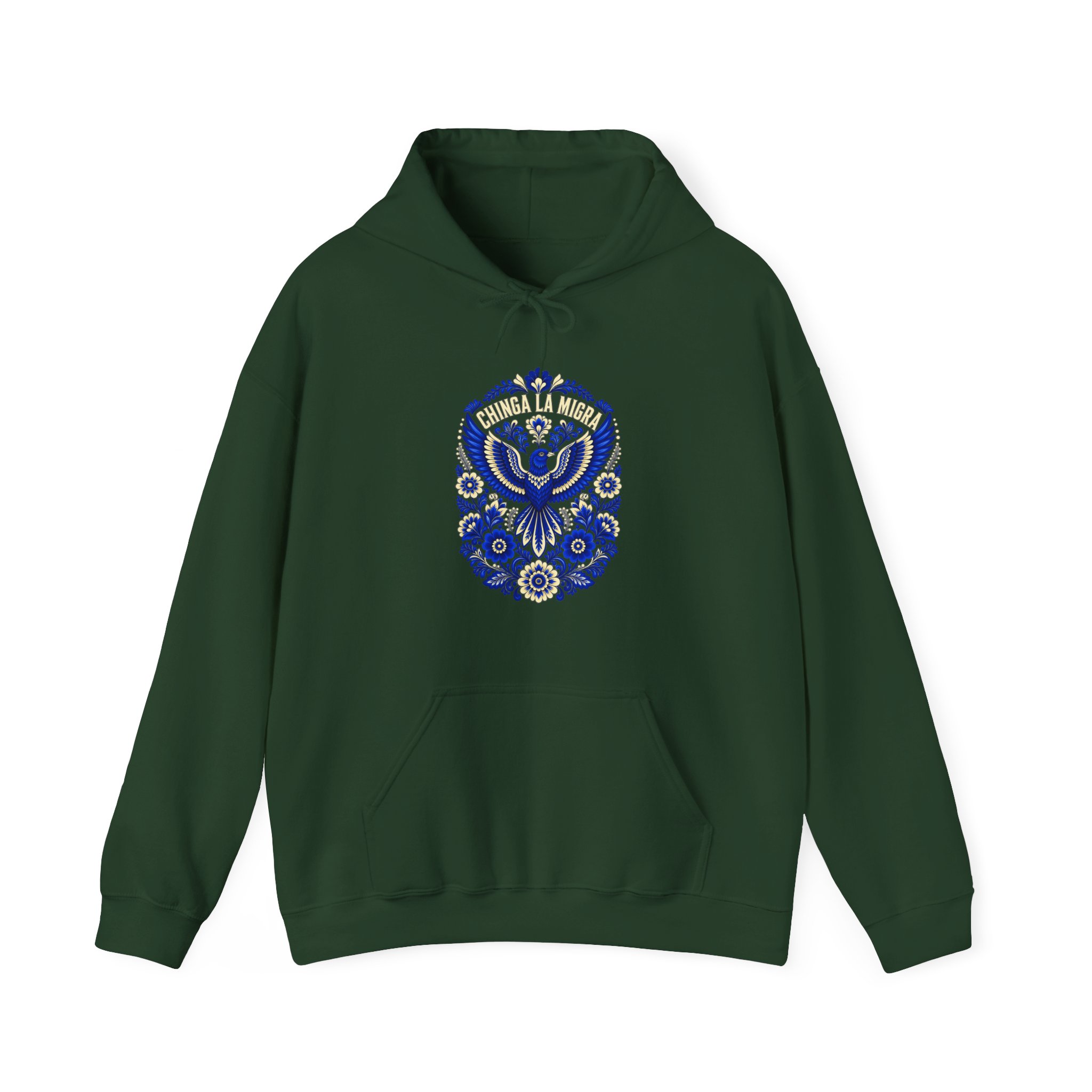 Chinga La Migra Folk Art Hoodie - Image 7
