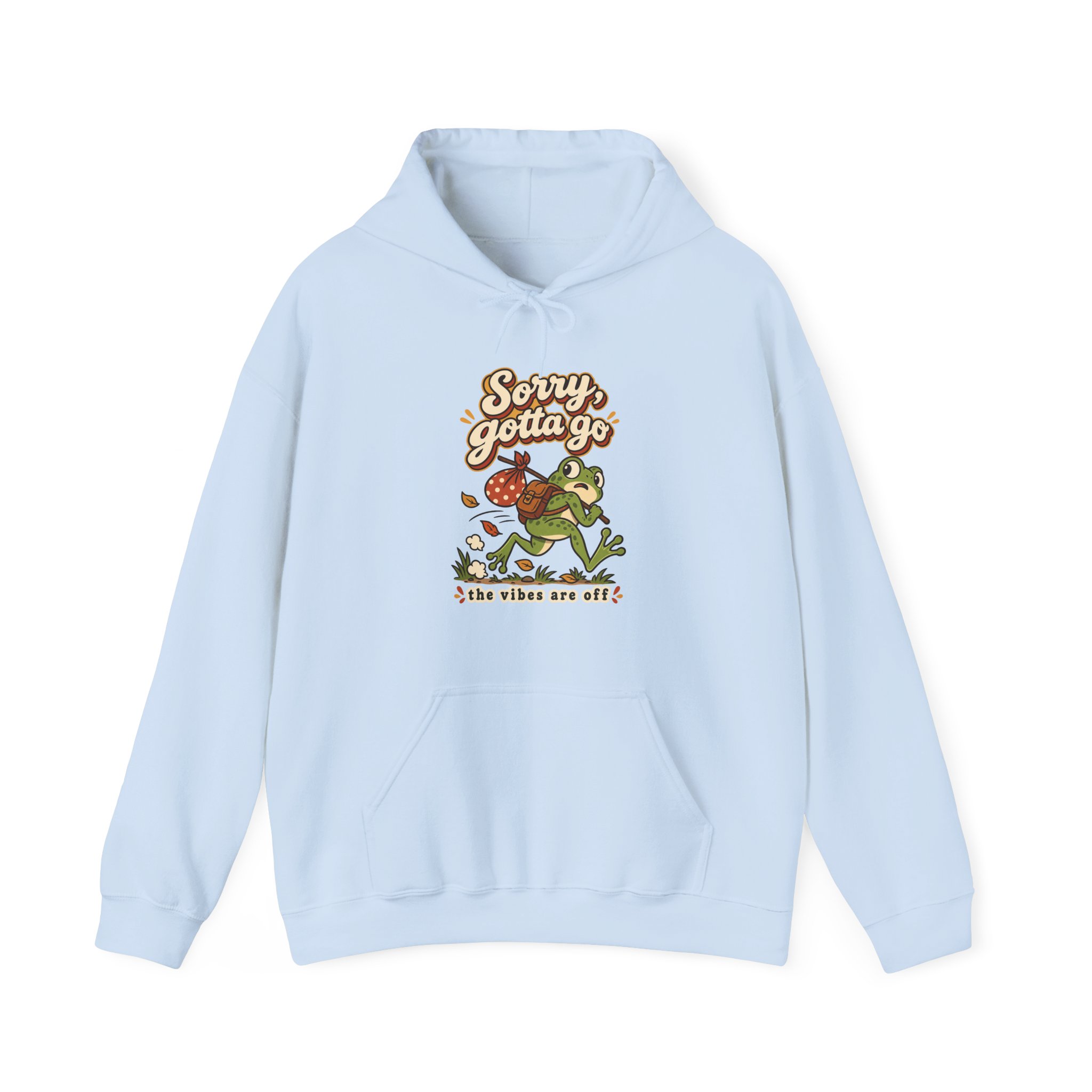 Sorry Gotta Go Frog Hoodie - Image 9