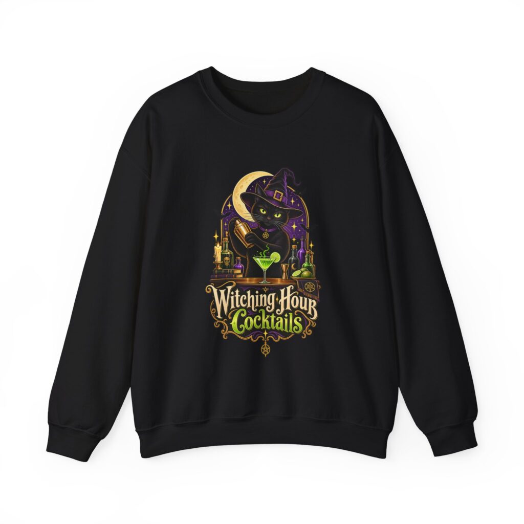 Witching Hour Cocktails Crewneck Sweatshirt