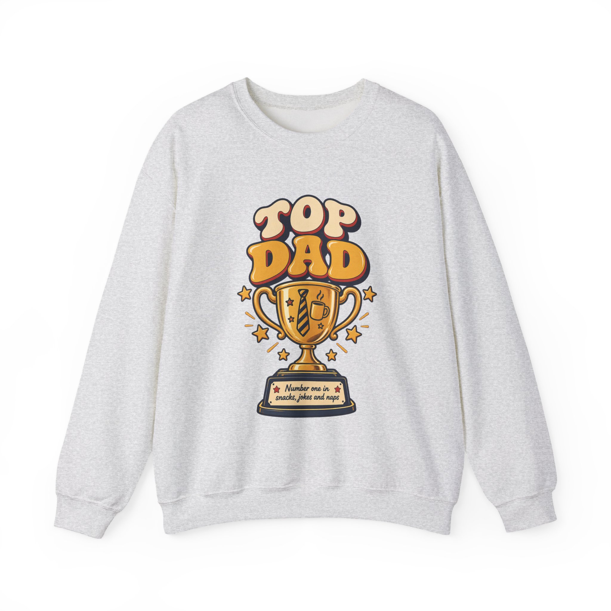 Top Dad Trophy Crewneck Sweatshirt - Image 6