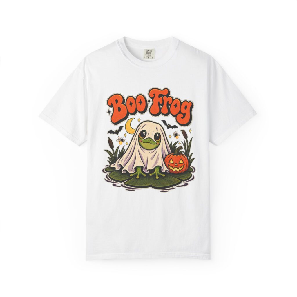 Boo Frog Ghost Halloween Tee