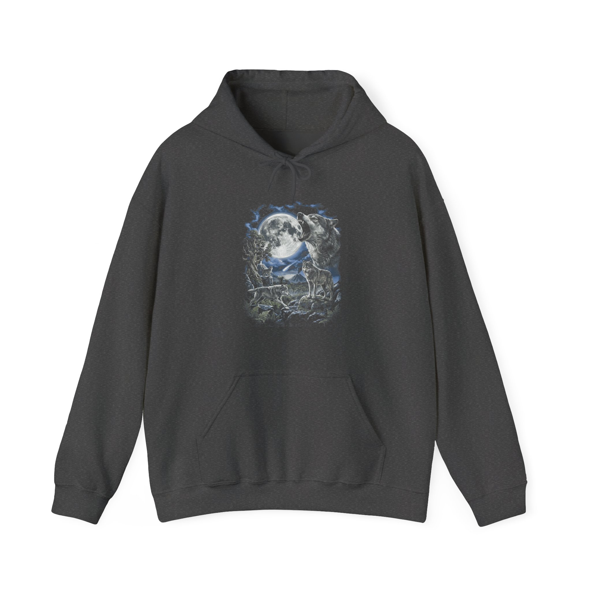 Howling Wolf Moon Hoodie - Image 8