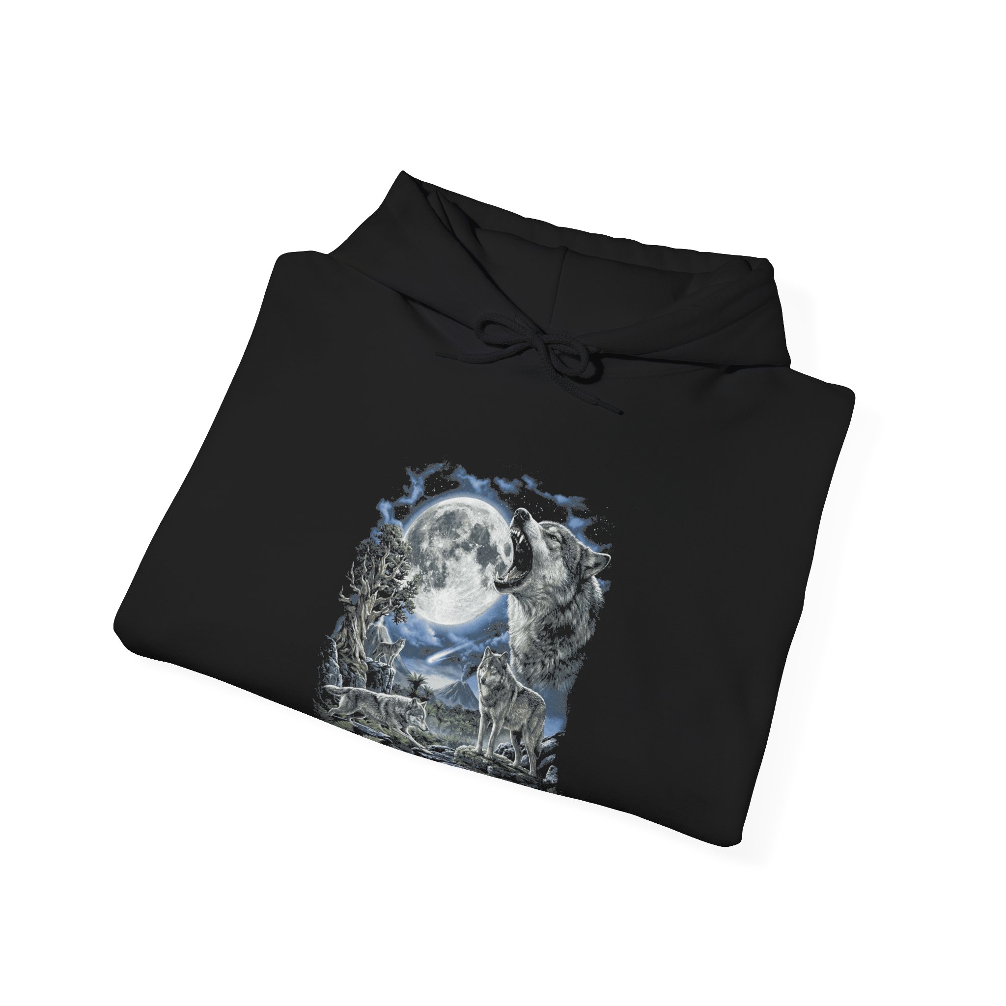 Howling Wolf Moon Hoodie - Image 4