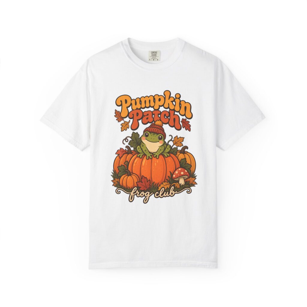 Pumpkin Patch Frog Tee