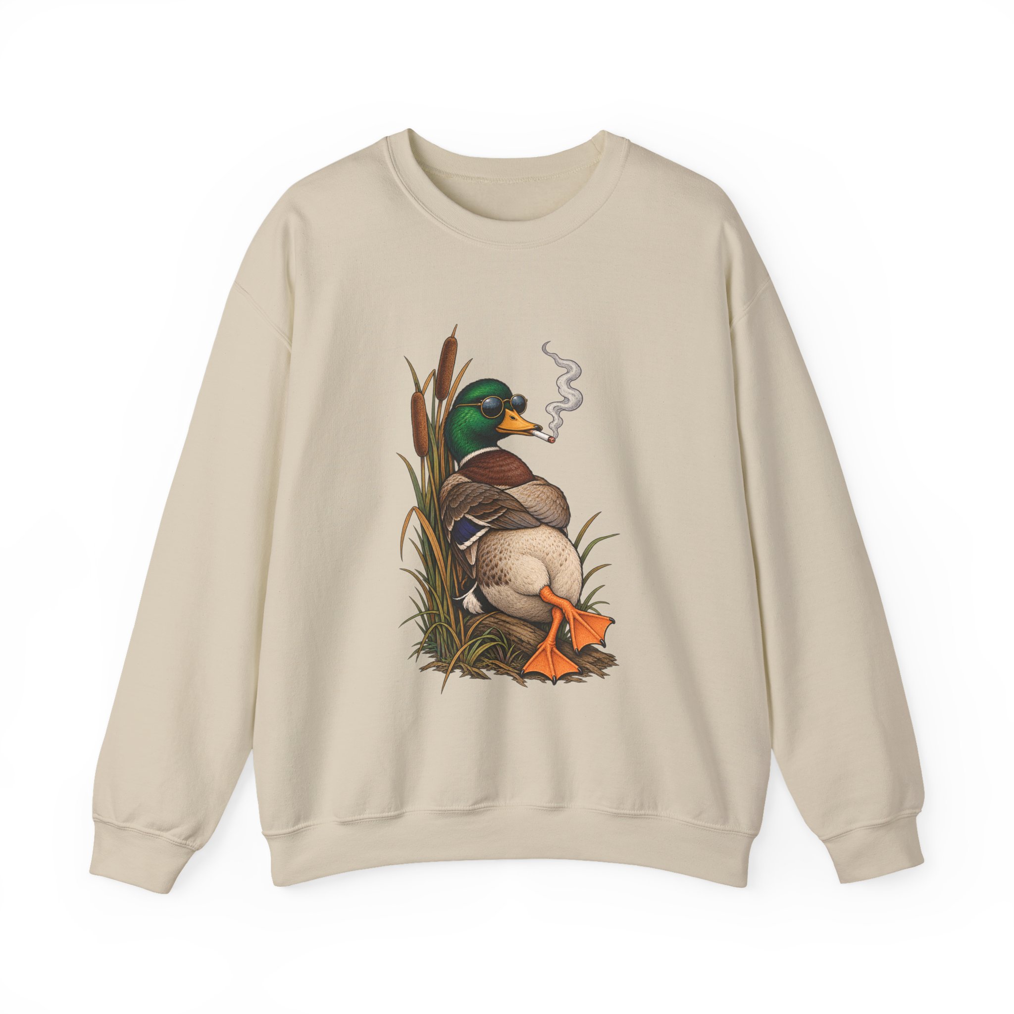 Smoking Mallard Crewneck Sweatshirt - Image 7