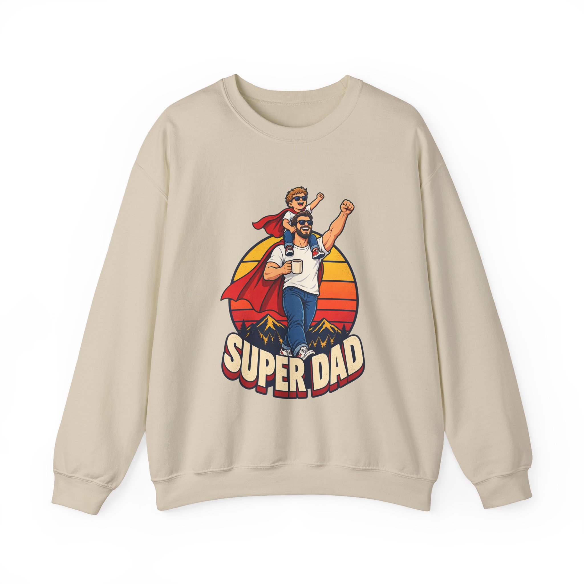 Super Dad Crewneck Sweatshirt - Image 7