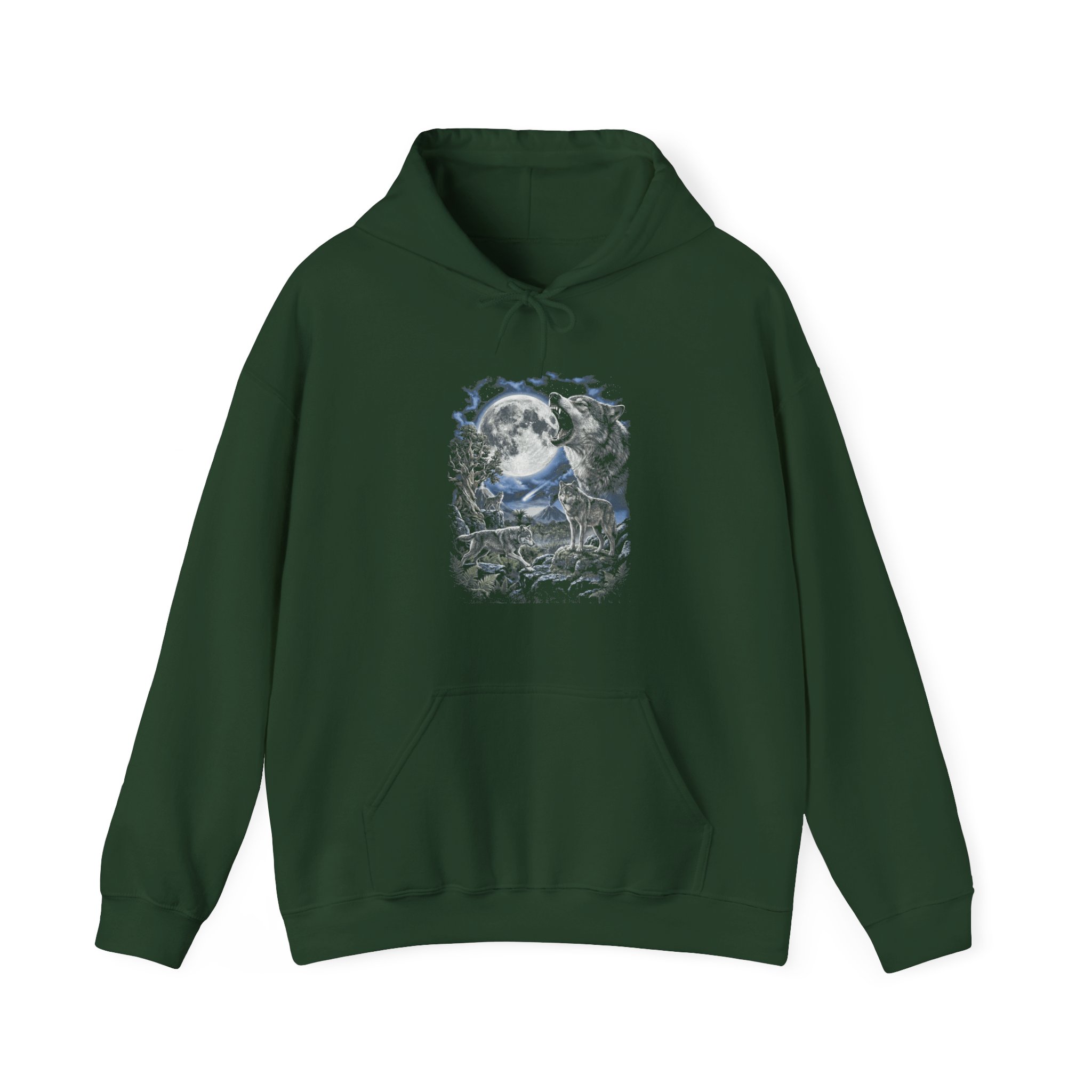 Howling Wolf Moon Hoodie - Image 7