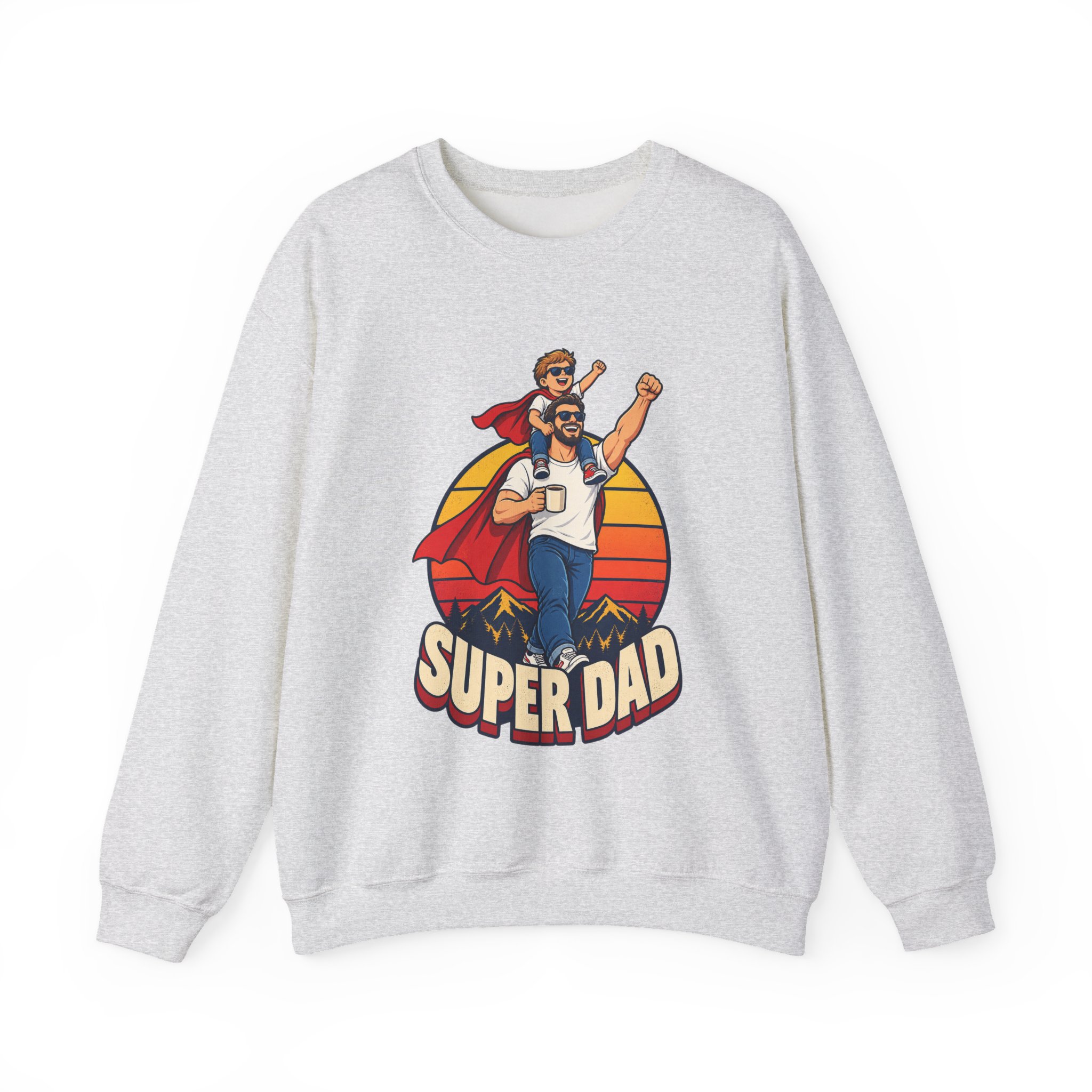 Super Dad Crewneck Sweatshirt - Image 6